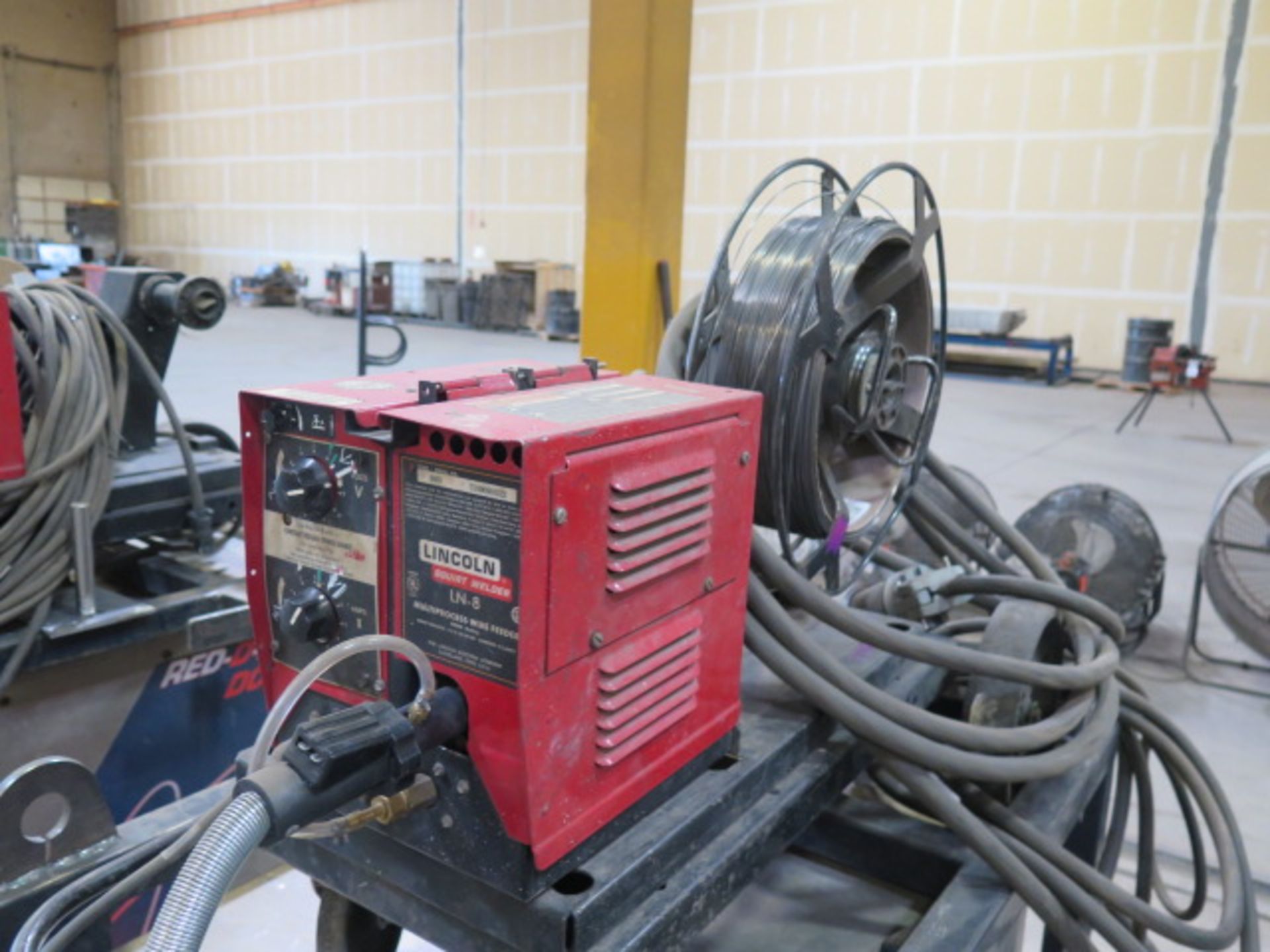 Lincoln DC-600 CV/CC Arc Welding Power Source s/n U1060303403 w/ Lincoln LN-8 Wire Feeder SOLD AS IS - Image 5 of 7