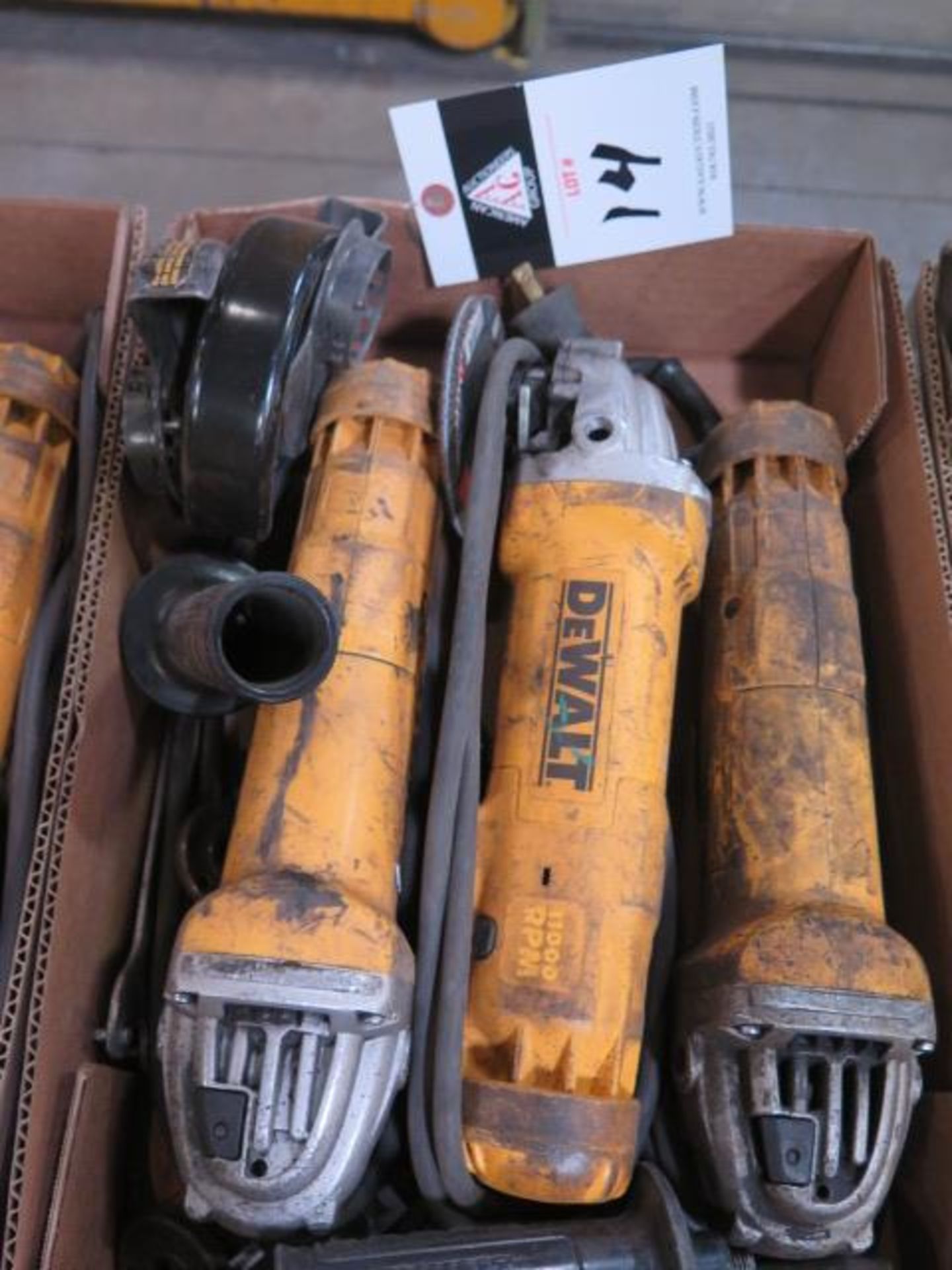 DeWalt Angle Grinders (3) (SOLD AS-IS - NO WATRRANTY)