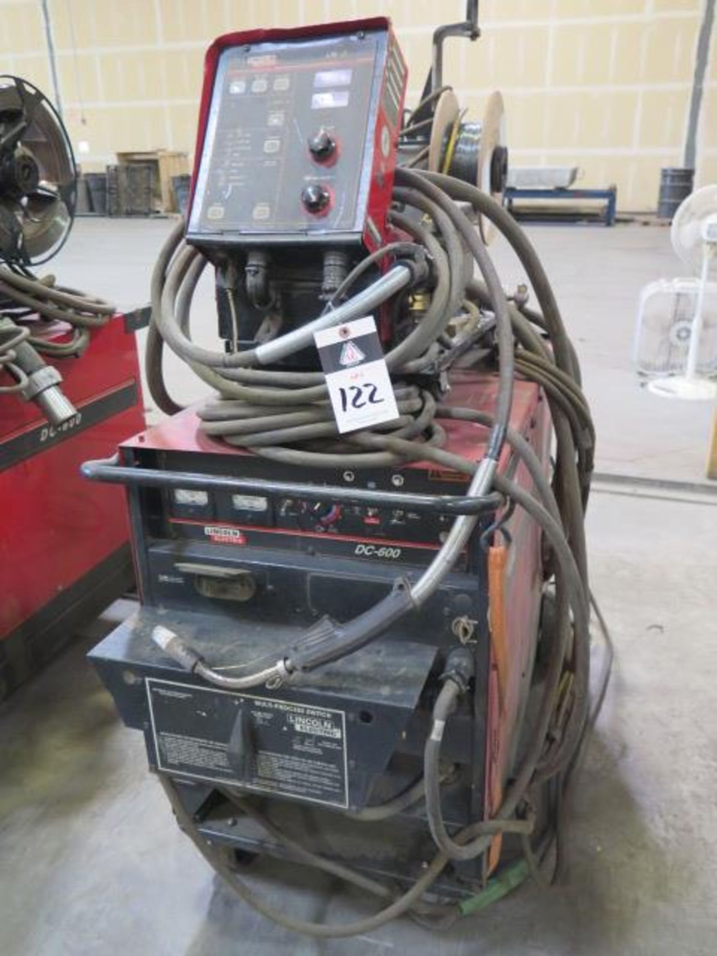 Lincoln DC-600 Arc Welding s/n U1041206274 w/ Multi-Process Switch, Lincoln LN-10, SOLD AS IS