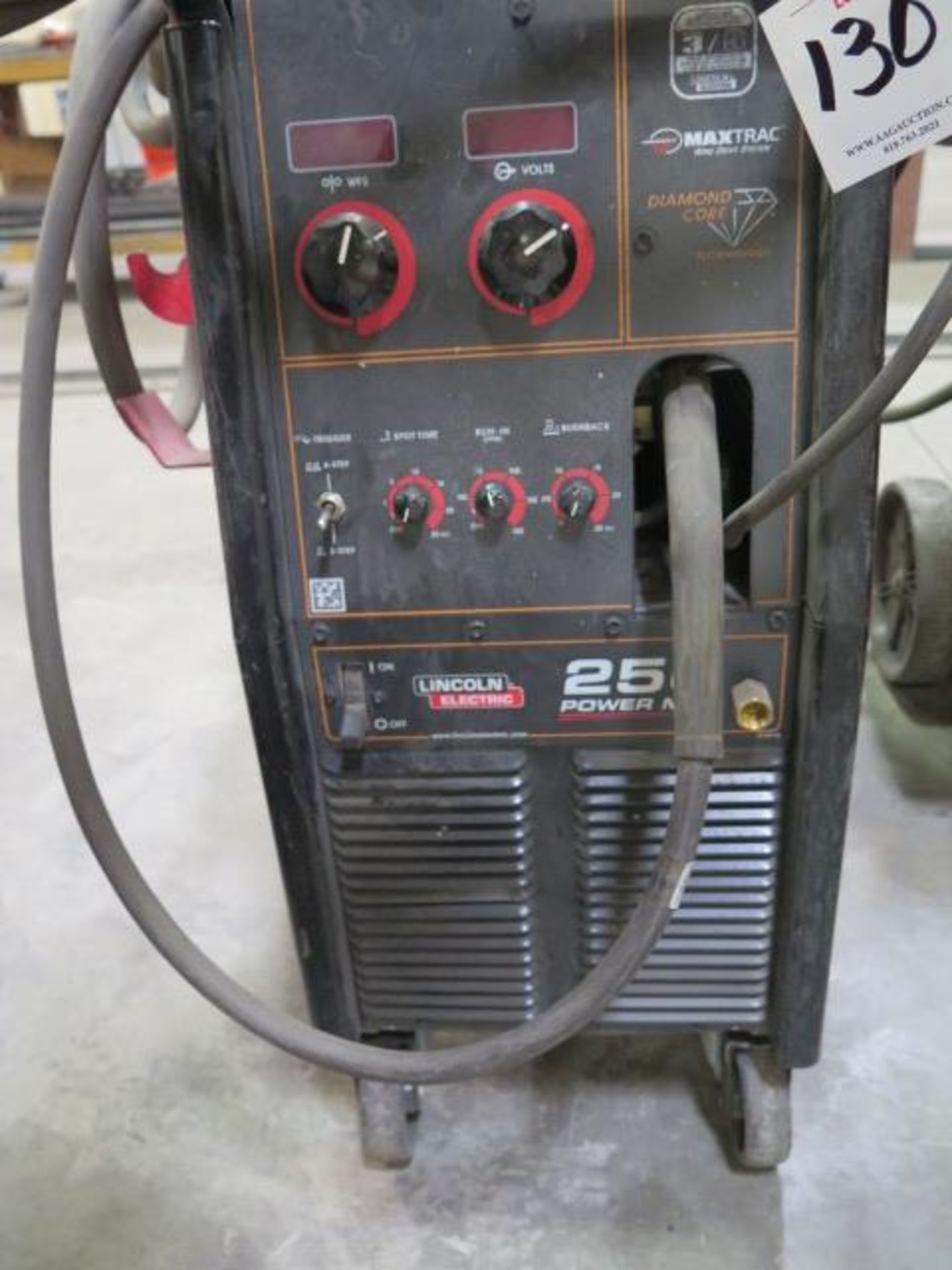 Lincoln Power MIG 256 MIG Welding Power Source s/n M3170510288 (SOLD AS-IS - NO WATRRANTY) - Image 3 of 8