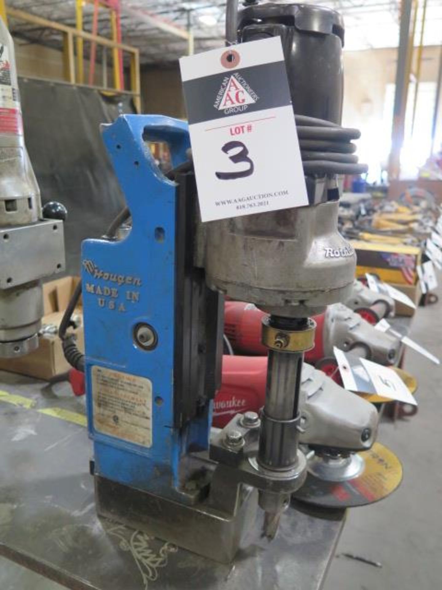 Hougen Magnetic Base Core Drill (SOLD AS-IS - NO WATRRANTY)