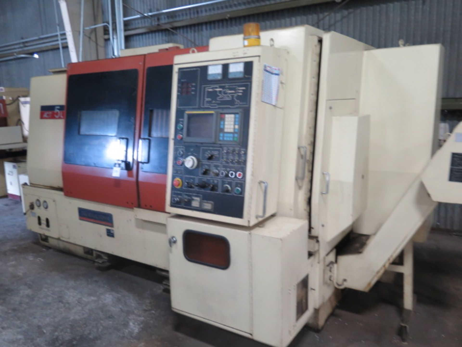 Okuma & Howa ACT 5L CNC Turning Center s/n 19192 w/ Fanuc 0T Controls, 12-Station Turret, SOLD AS IS - Image 2 of 15