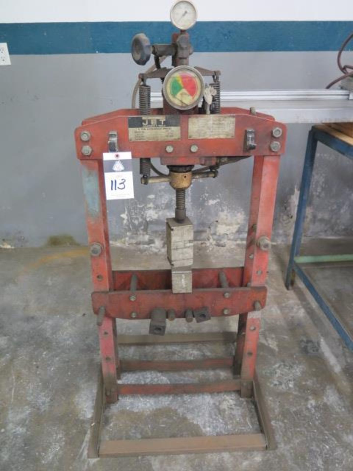 Jet HP-5A 5-Ton Hydraulic H-Frame Press (SOLD AS-IS - NO WARRANTY)