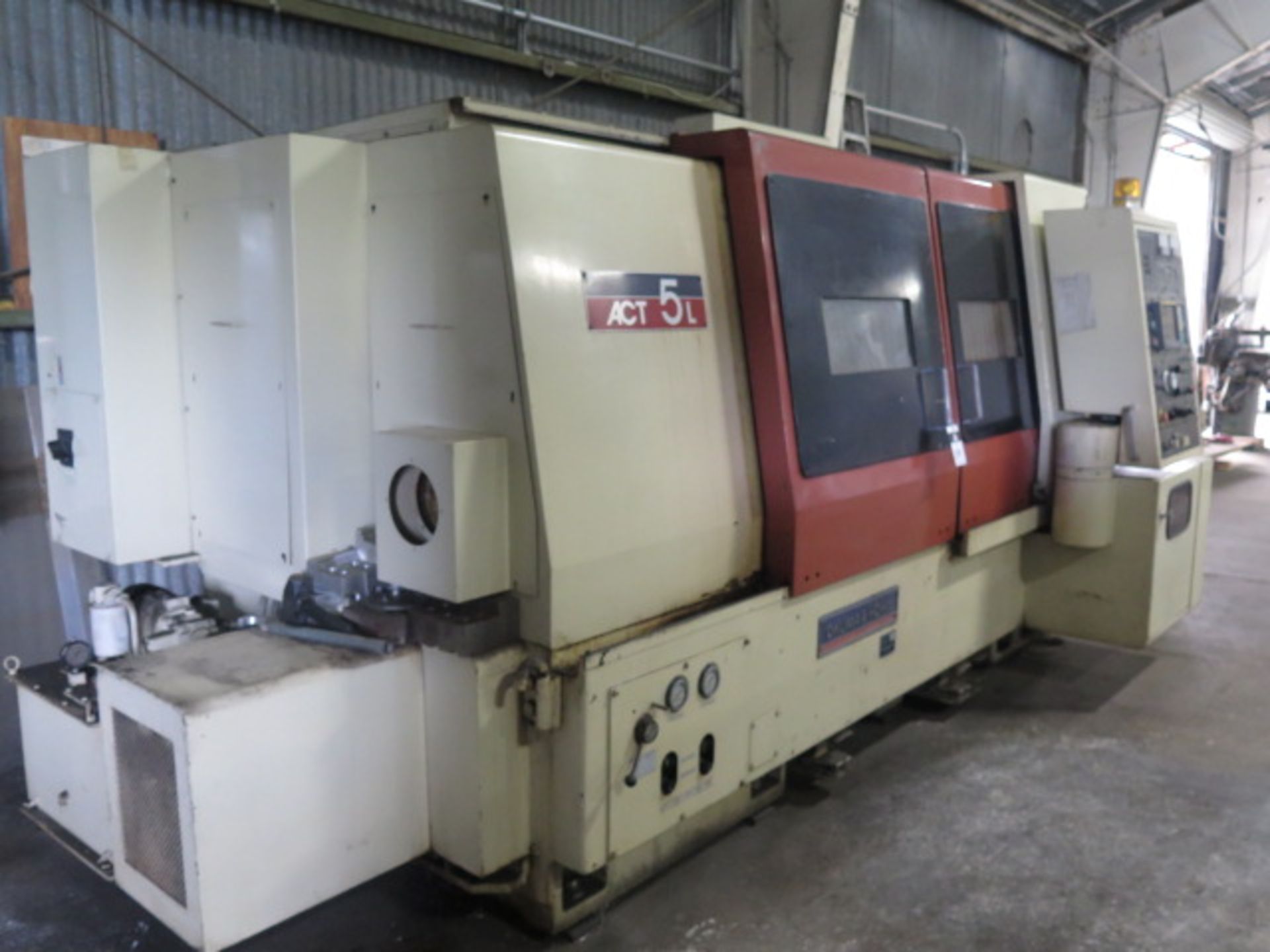 Okuma & Howa ACT 5L CNC Turning Center s/n 19192 w/ Fanuc 0T Controls, 12-Station Turret, SOLD AS IS - Image 3 of 15