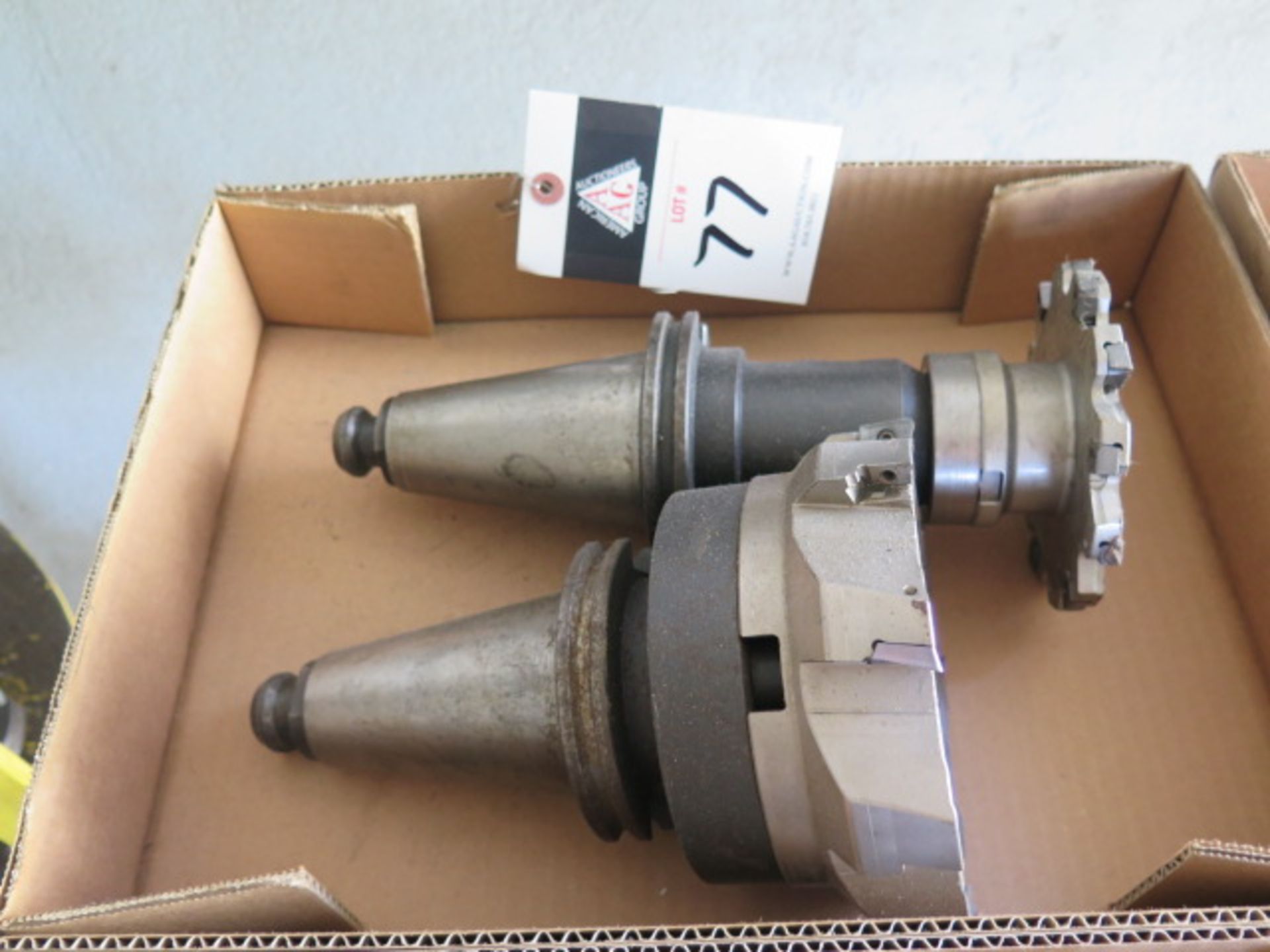 CAT-50 Taper Insert Shell Mills (2) (SOLD AS-IS - NO WARRANTY)