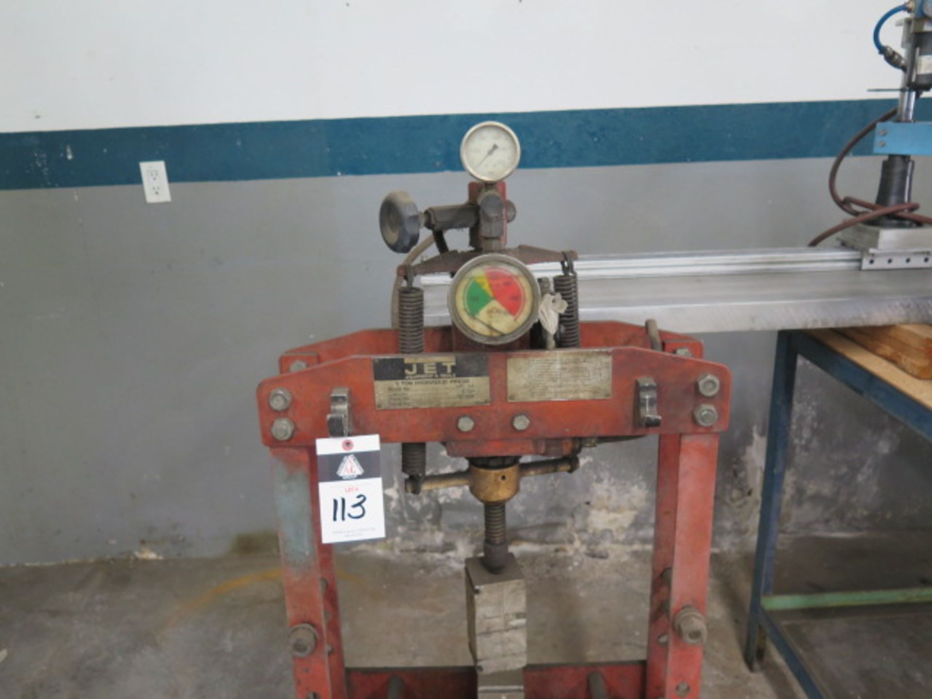 Jet HP-5A 5-Ton Hydraulic H-Frame Press (SOLD AS-IS - NO WARRANTY) - Image 2 of 5