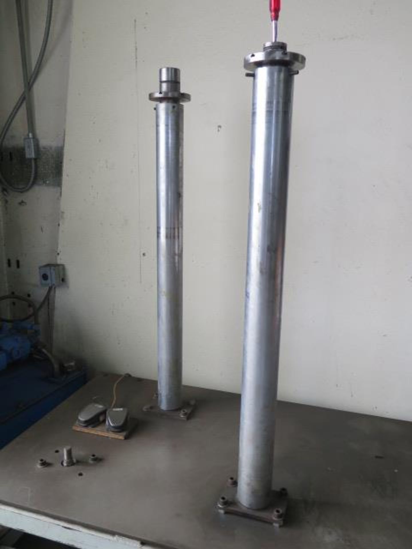 Custom Hydraulic J-Flange Expander w/ 36” x 72” Table, Dies to 6” (SOLD AS-IS - NO WARRANTY) - Image 3 of 8