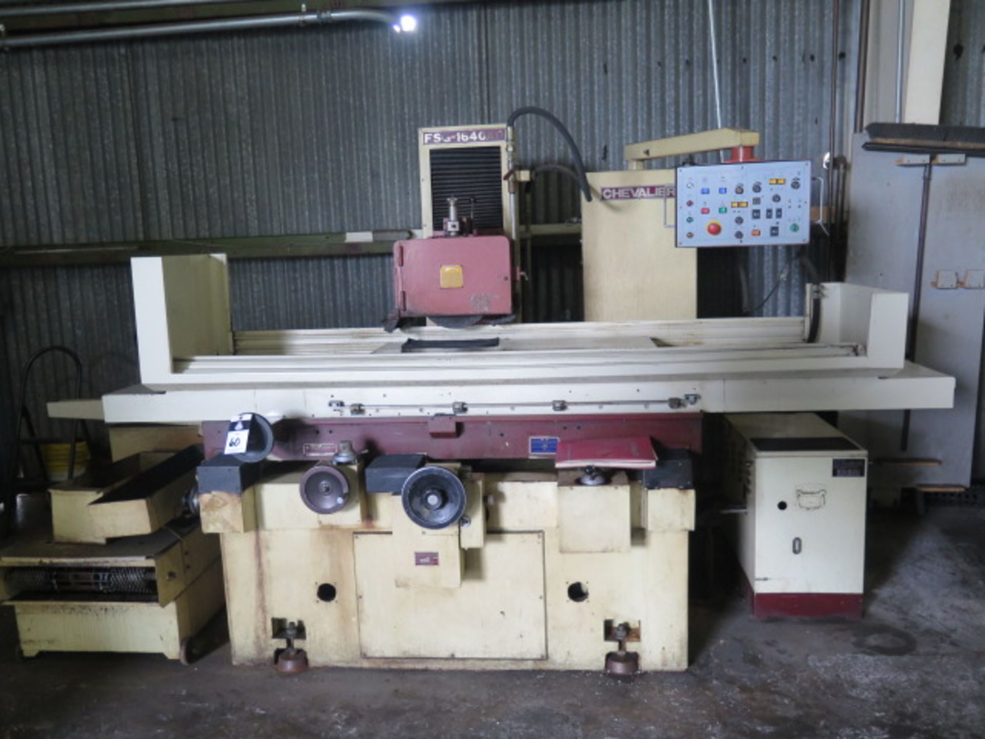 Chevalier FSG-1640AD 16” x 40” Auto Surface Grinder s/n G478004 w/ Chevalier Controls, SOLD AS IS