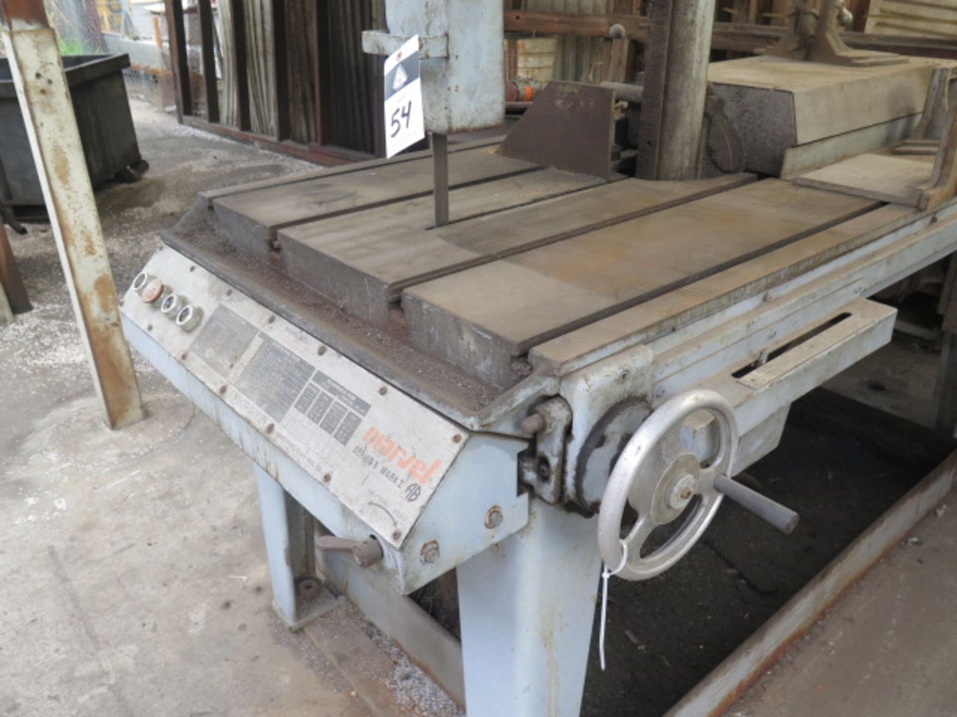 Marvel / Armstrong-Blum MK-1 18” Vertical Miter Band Saw s/n 82217-W (SOLD AS-IS - NO WARRANTY) - Image 4 of 9