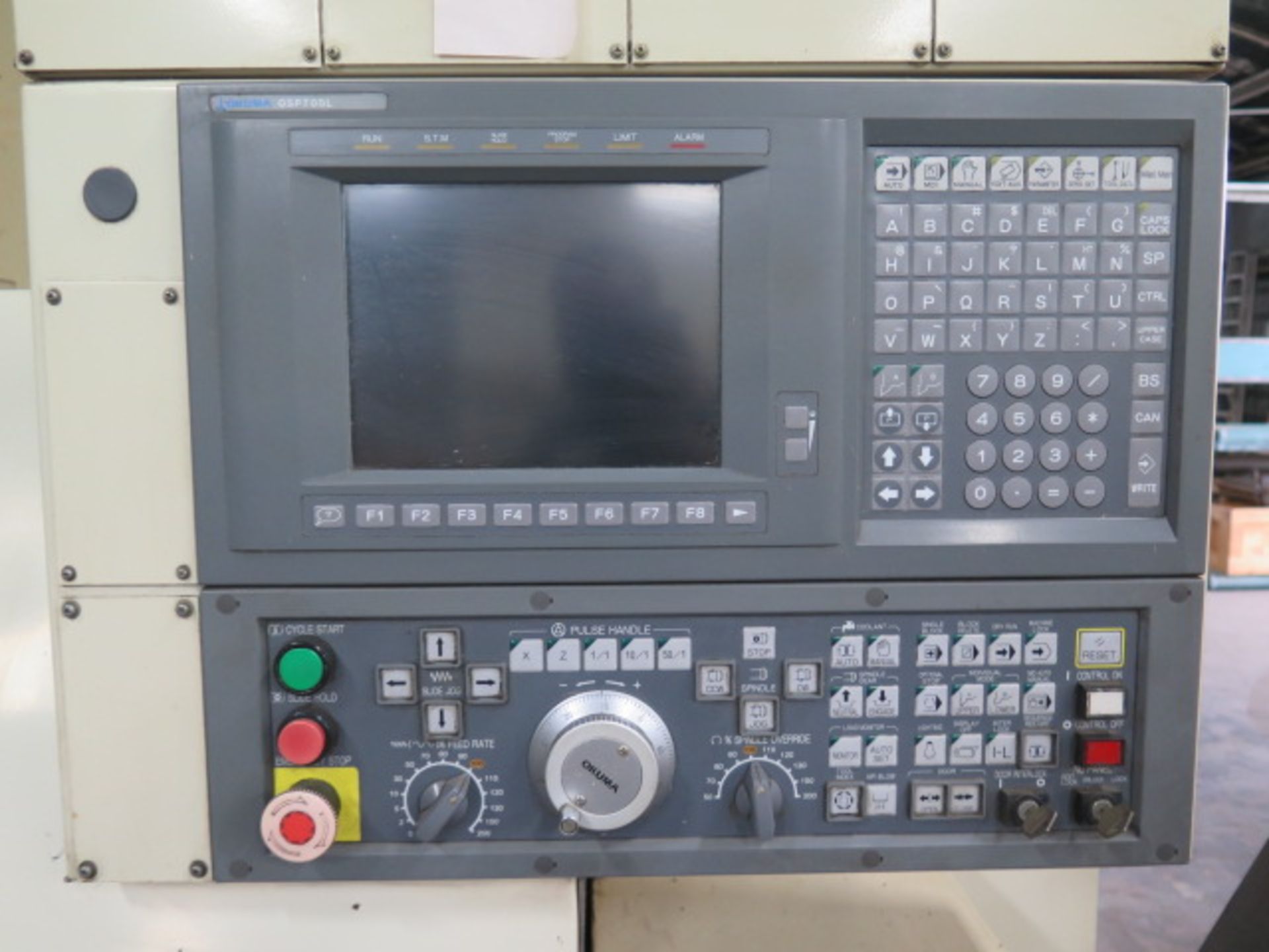 Okuma Cadet LNC-8C CNC Turning Center s/n 0806D703 w/ Okuma OSP700L, 12-Station Turret, SOLD AS IS - Image 9 of 17