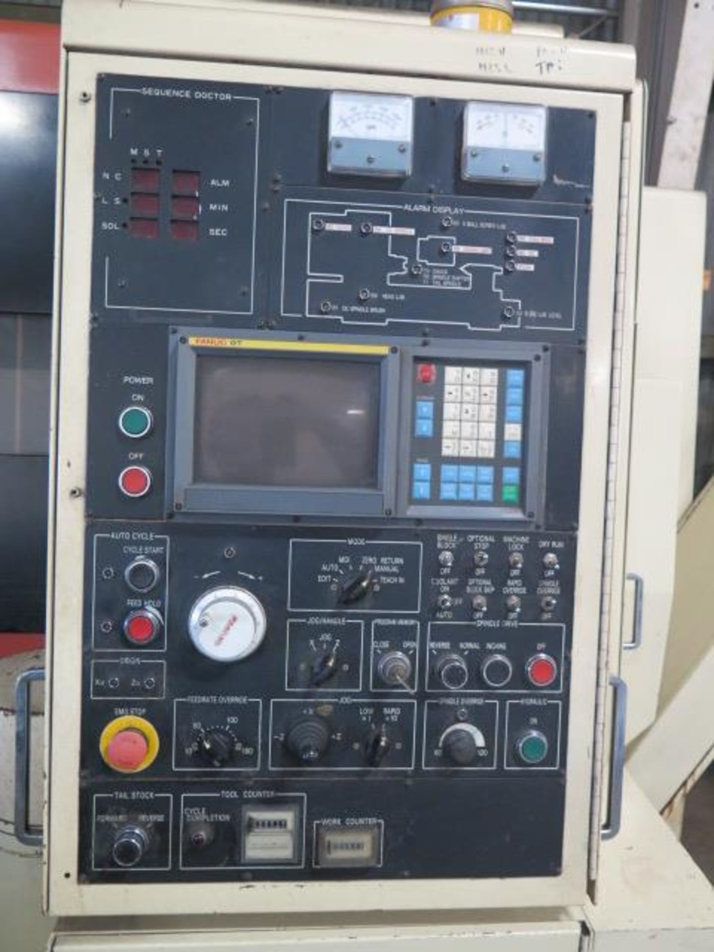 Okuma & Howa ACT 5L CNC Turning Center s/n 19192 w/ Fanuc 0T Controls, 12-Station Turret, SOLD AS IS - Image 9 of 15