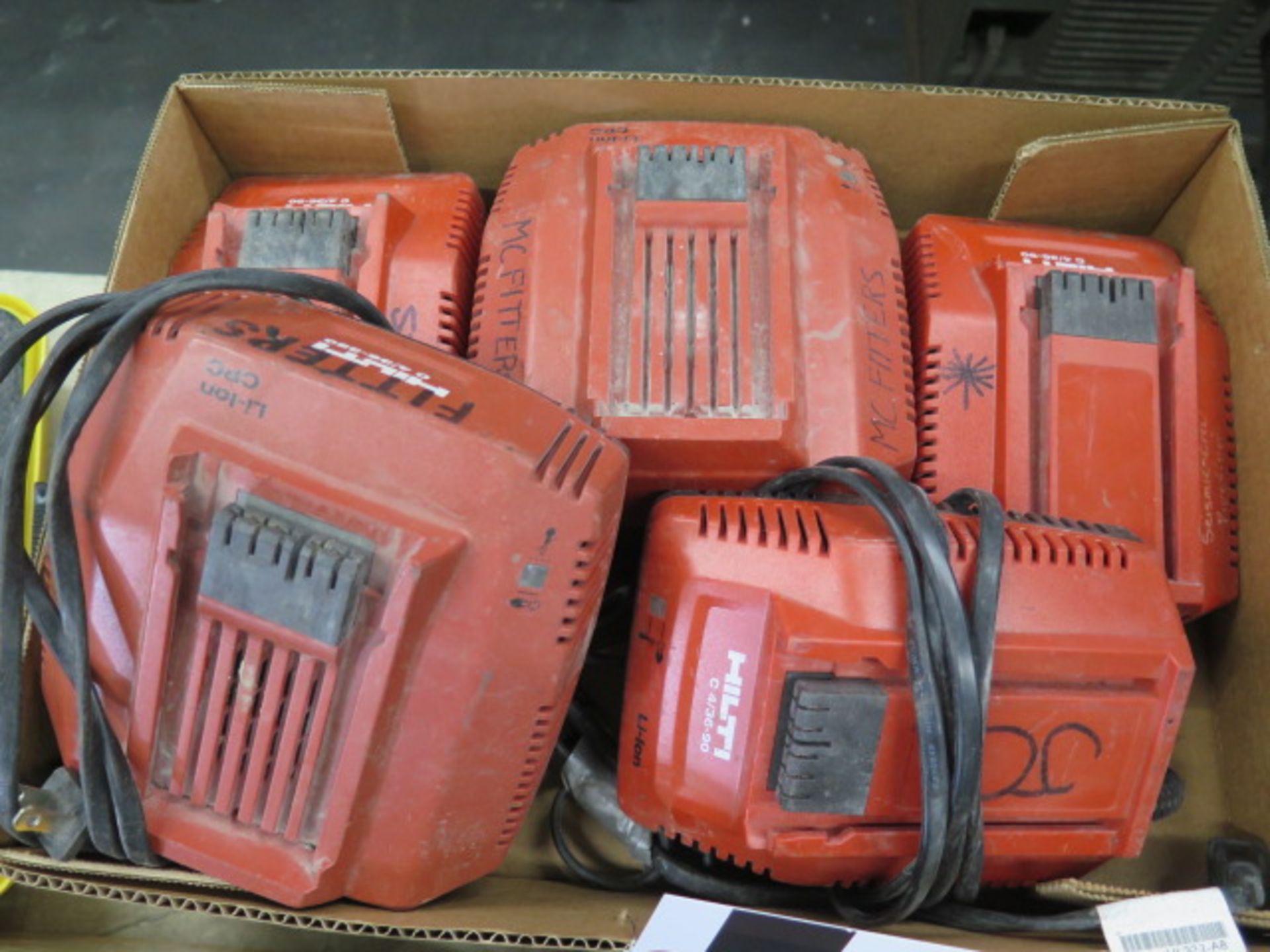 Assorted Hilti Batteries and Chargers (SOLD AS-IS - NO WARRANTY) - Image 2 of 6