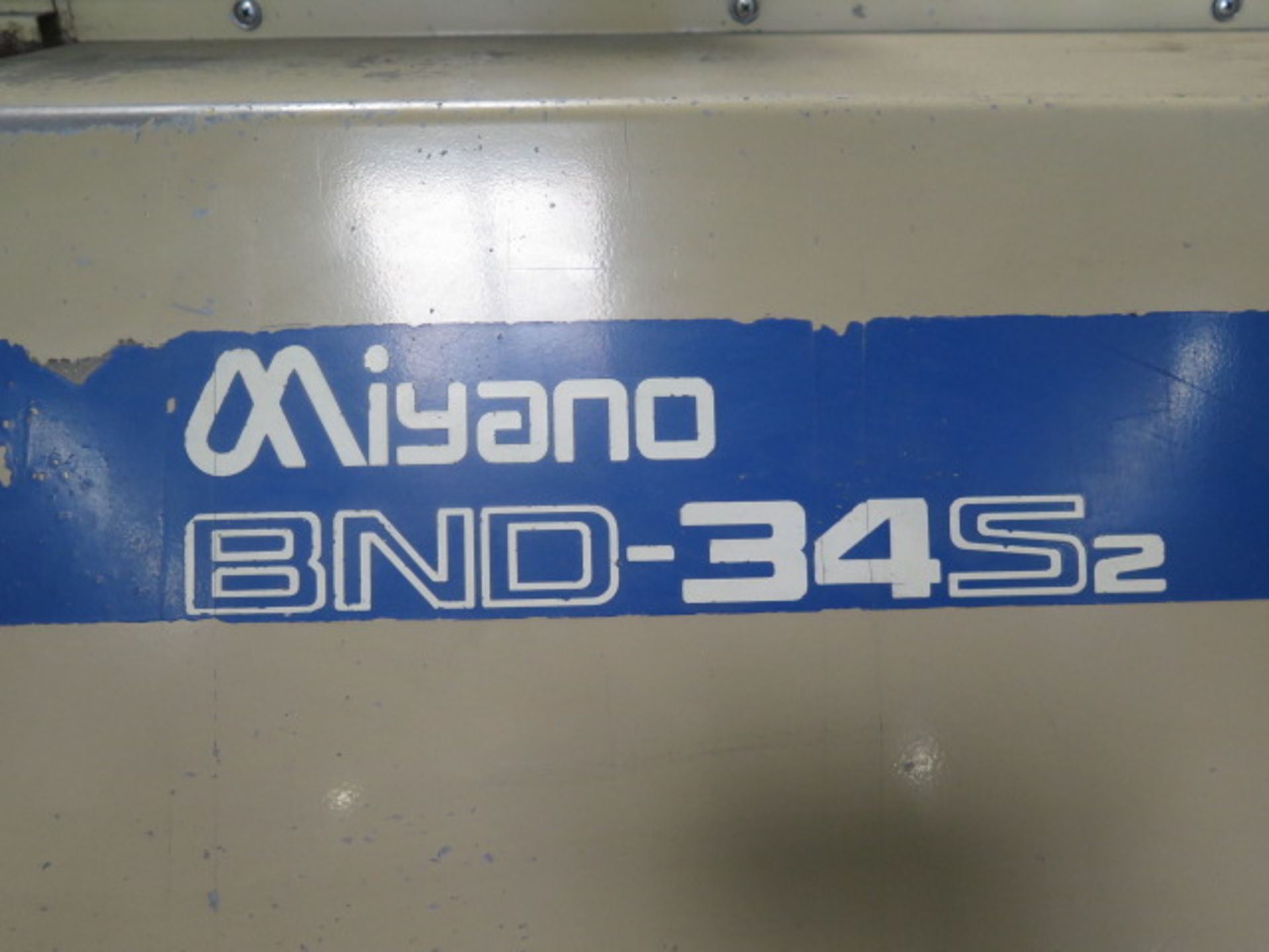 Miyano BND-34S2 4-Acis CNC Turning Center s/n BD30839S w/ Fanuc Series 0-T Controls, SOLD AS IS - Image 4 of 19