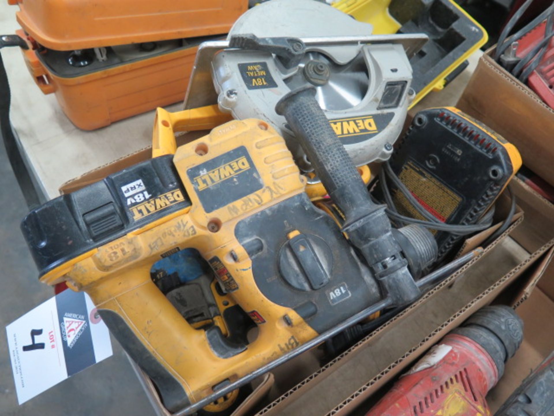 DeWalt 18Volt Hammer Drill, Circular Saw and Drill w/ Charger (SOLD AS-IS - NO WARRANTY) - Image 2 of 6