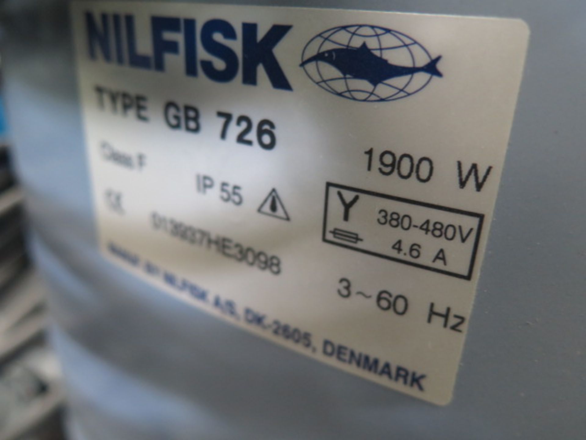 Nilfisk GB726 Industrial Vacuum (w/ Second Unit for Parts) (SOLD AS-IS - NO WARRANTY) - Image 7 of 7