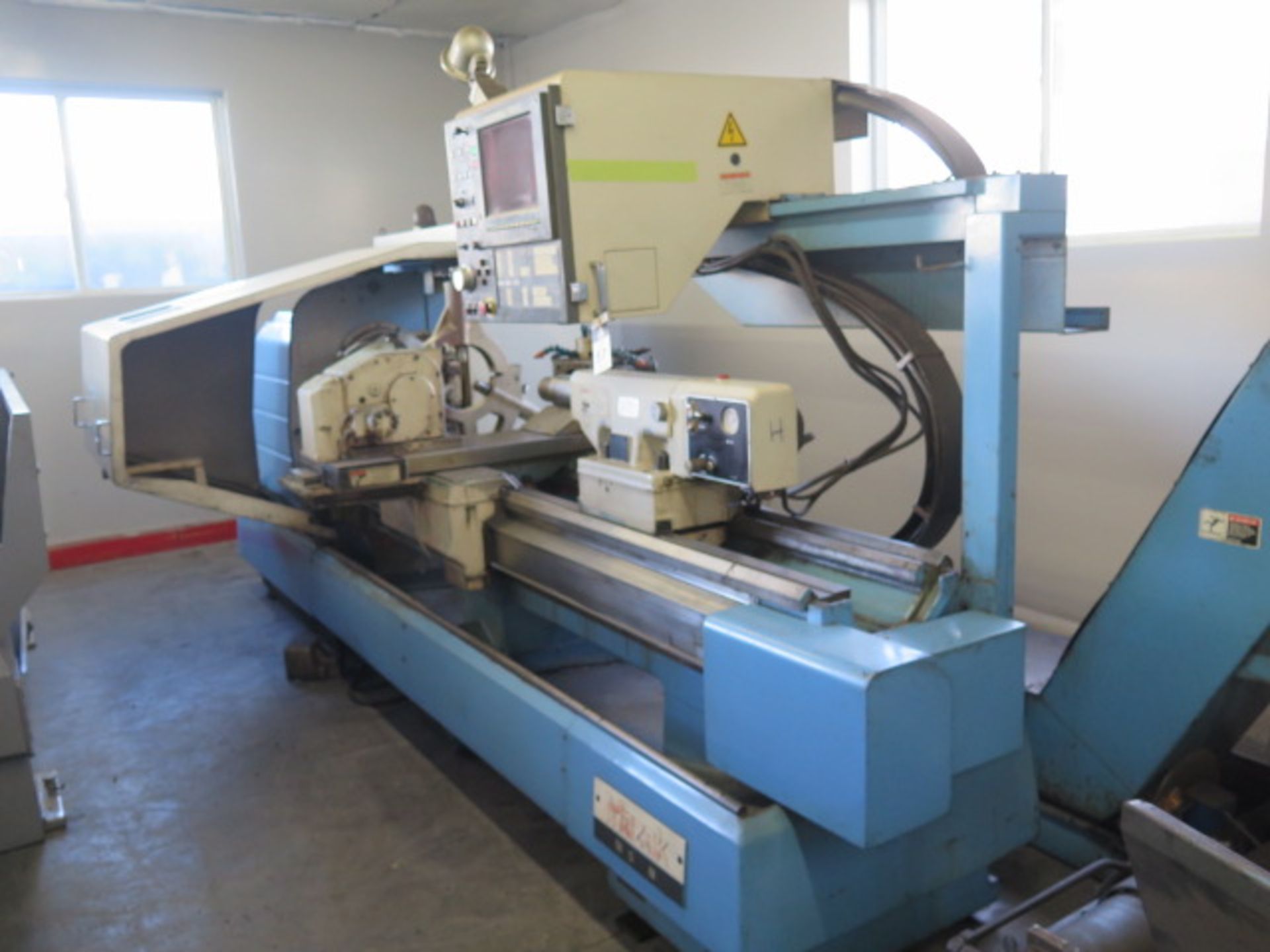 Mazak M5N CNC Twin Turret 24” x 78” Lathe s/n 104442 w/ T32-2 Controls, 8-Station, SOLD AS IS