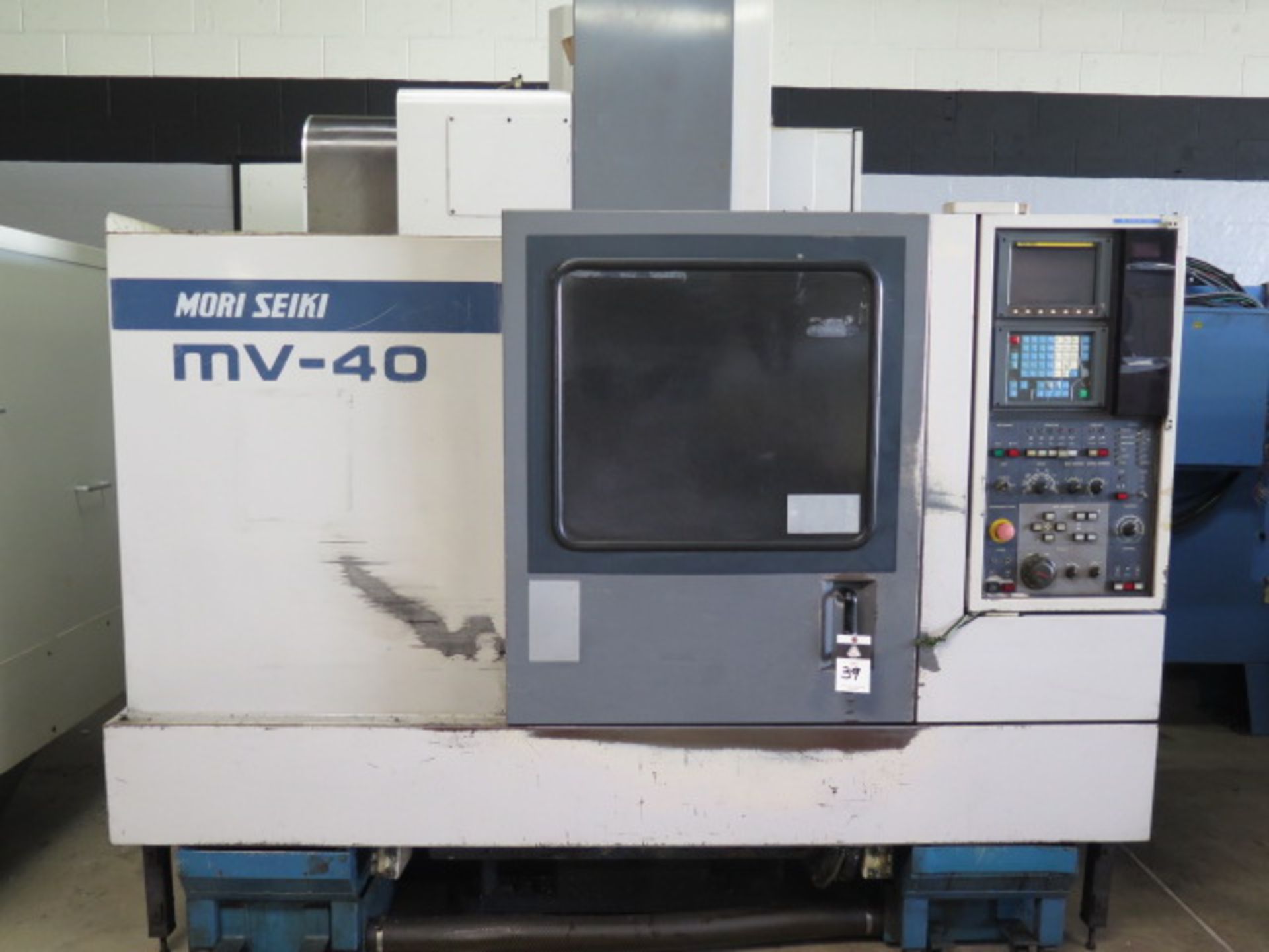 Mori Seiki MV-40 CNC VMC s/n 3234 w/ Fanuc MF-M4 Controls, 20 Station ATC, SOLD AS IS