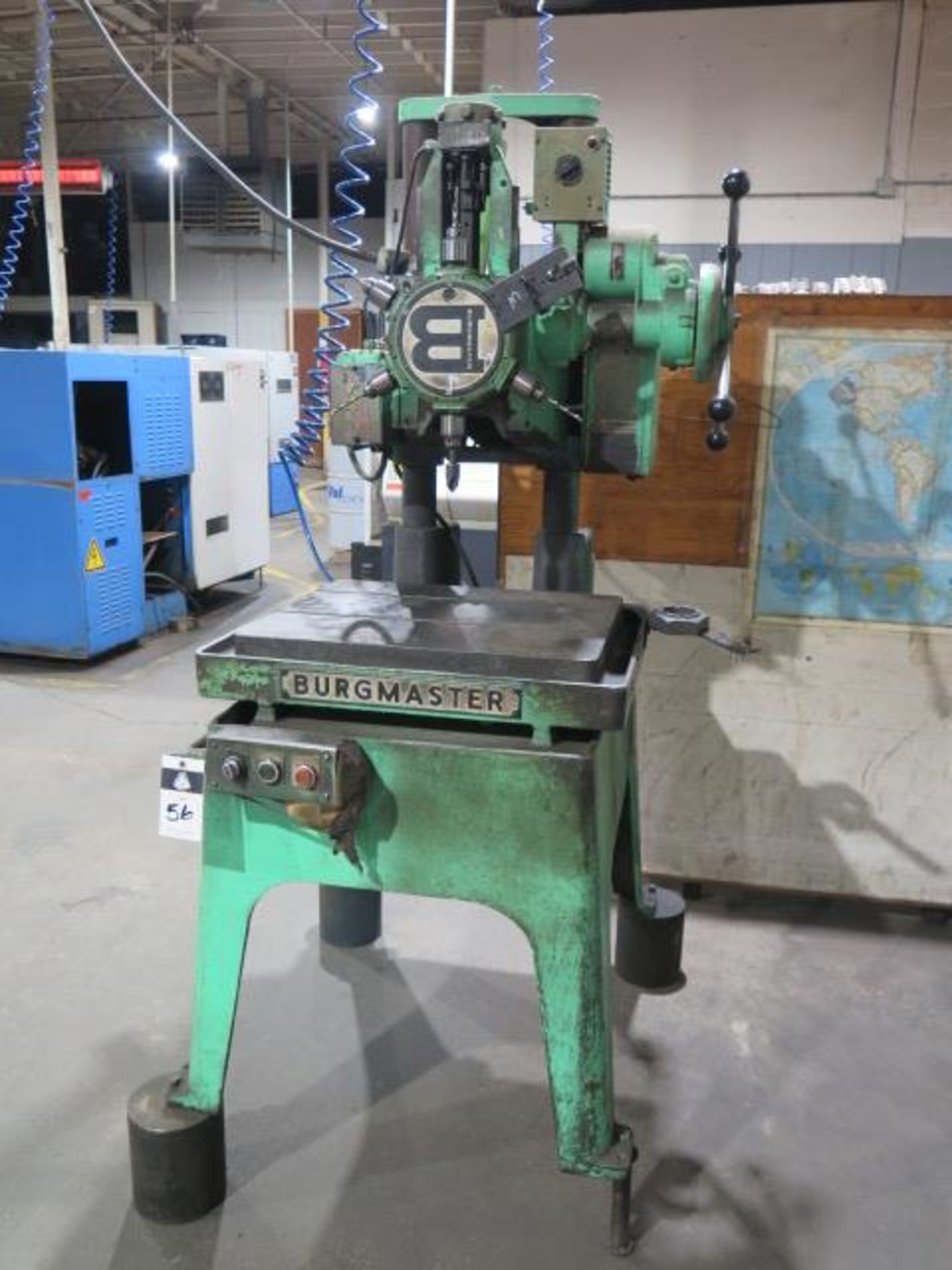 Burgmaster 6-Station Turret Drill Press w/ 21” x 24” Table (SOLD AS-IS - NO WARRANTY) - Image 2 of 7