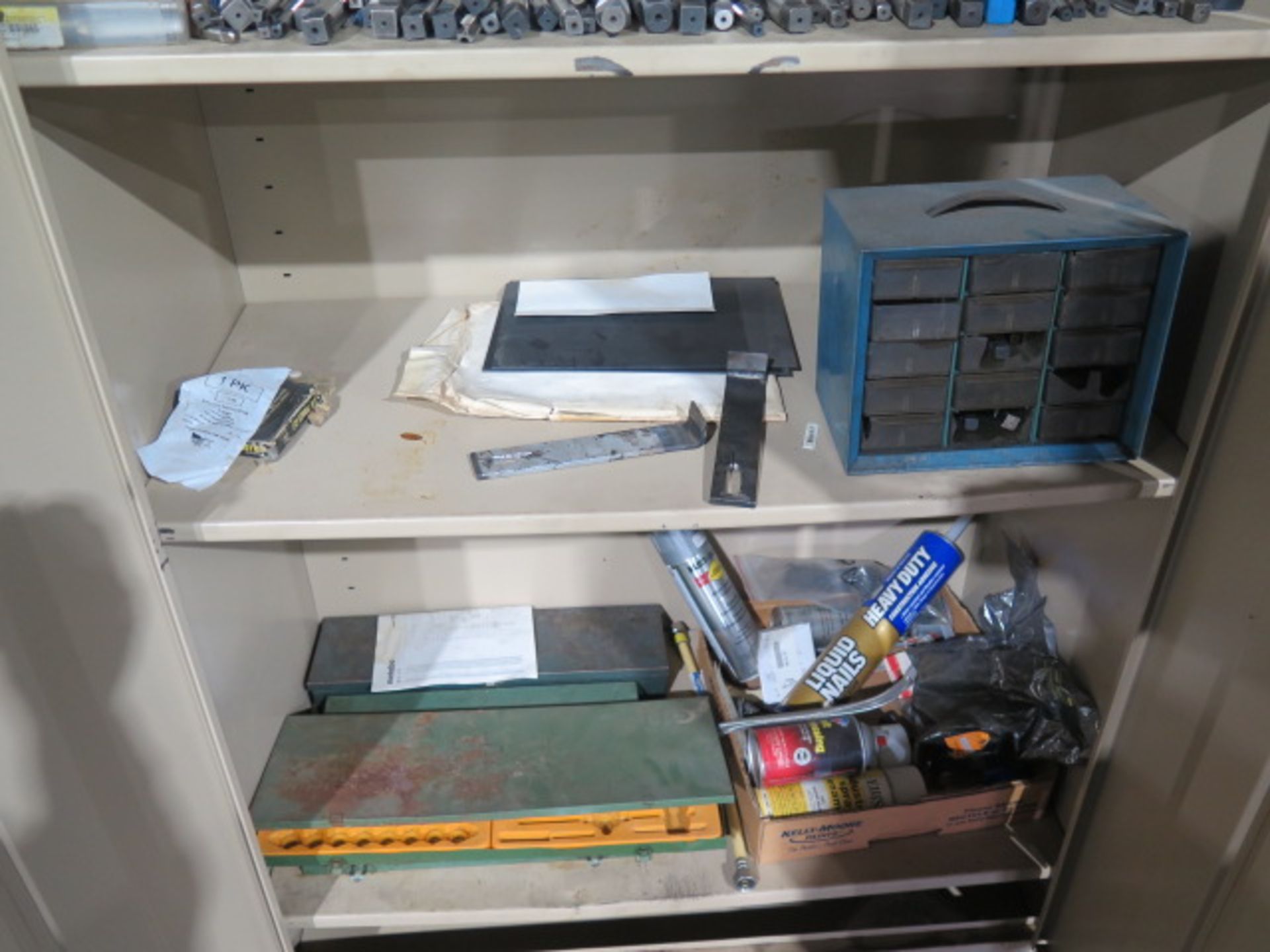 Storage Cabinet w/ Taps and Misc (SOLD AS-IS - NO WARRANTY) - Image 3 of 8