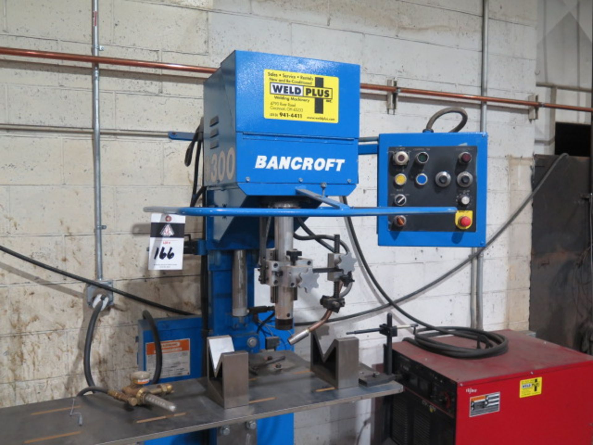 Bancroft “Welda-Round 300” Circular Welding System w/ Controls Lincoln CV-400 Arc Welding Power - Image 2 of 11