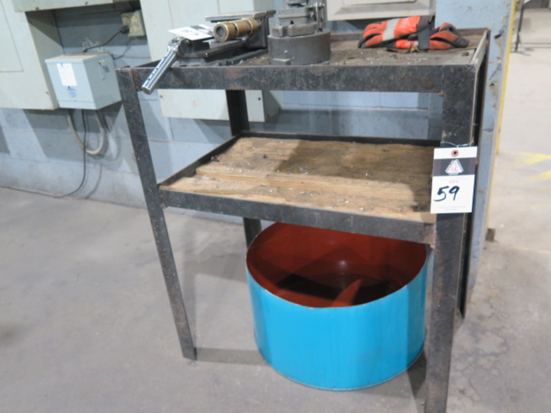 Steel Table (SOLD AS-IS - NO WARRANTY)