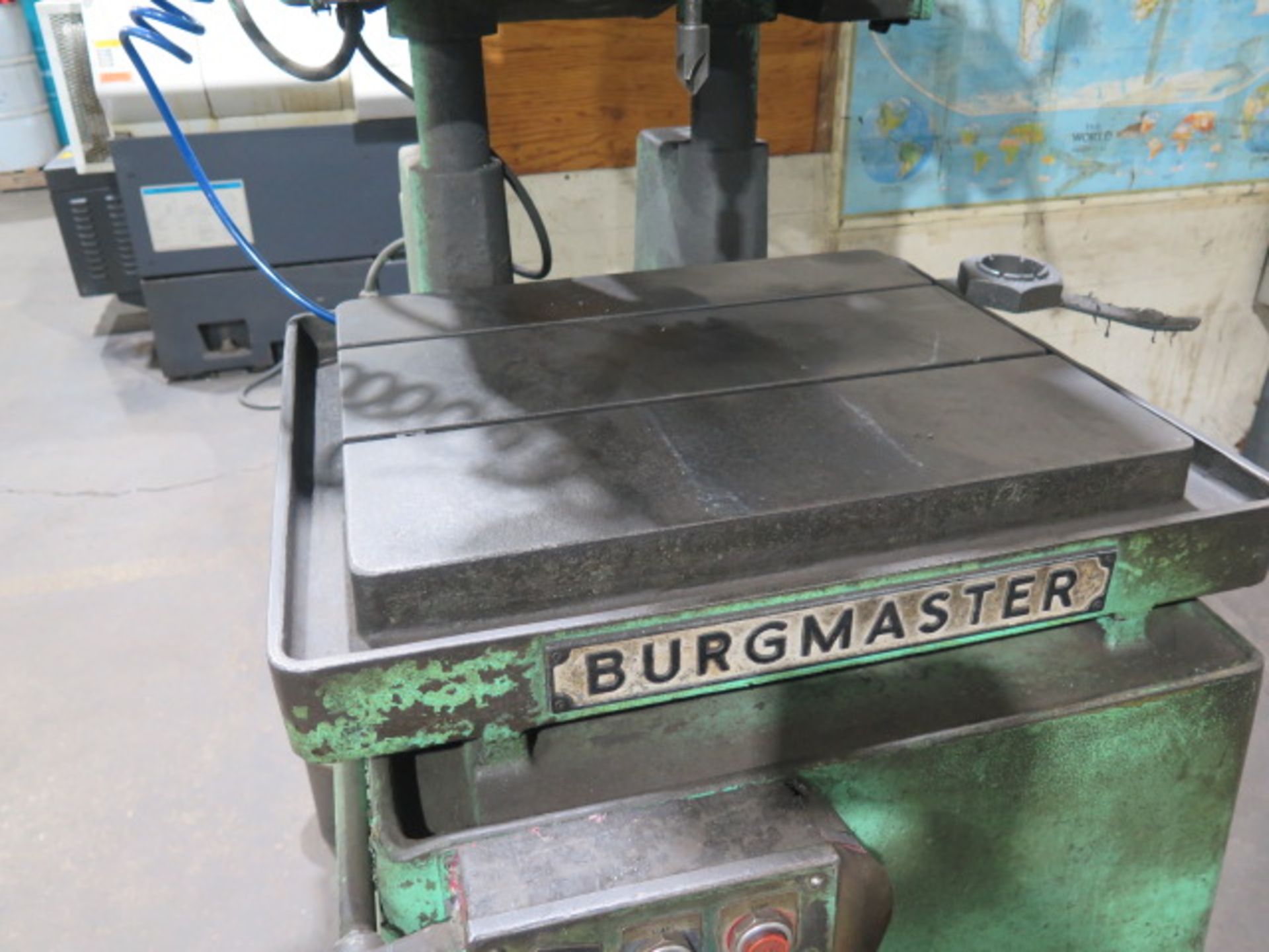 Burgmaster 6-Station Turret Drill Press w/ 21” x 24” Table (SOLD AS-IS - NO WARRANTY) - Image 4 of 7