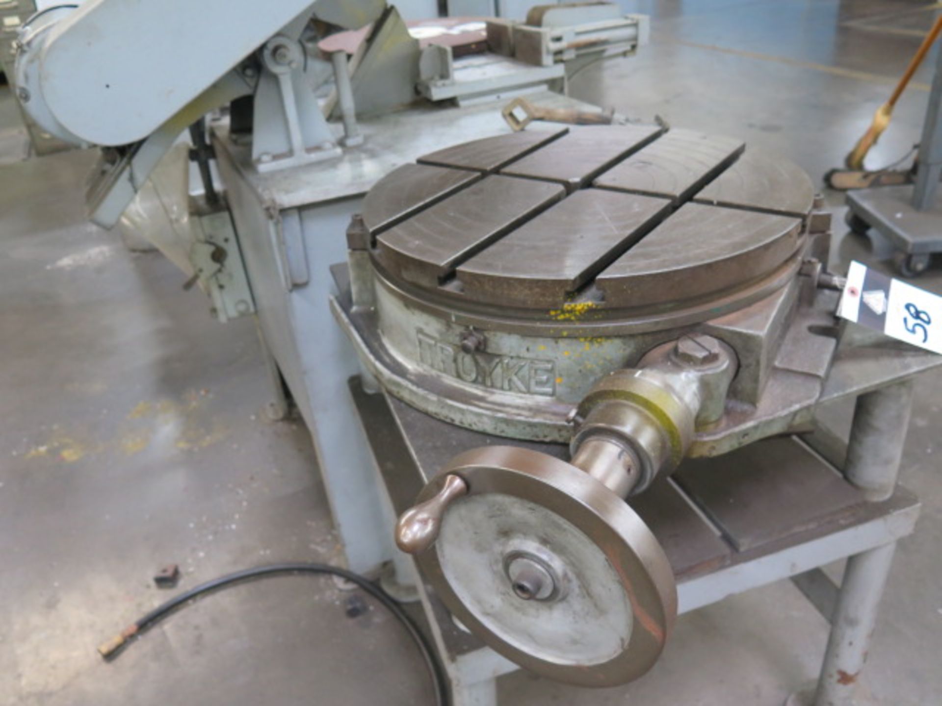 Troyke 21" Rotary Table w/ Table (SOLD AS-IS - NO WARRANTY) - Image 2 of 4