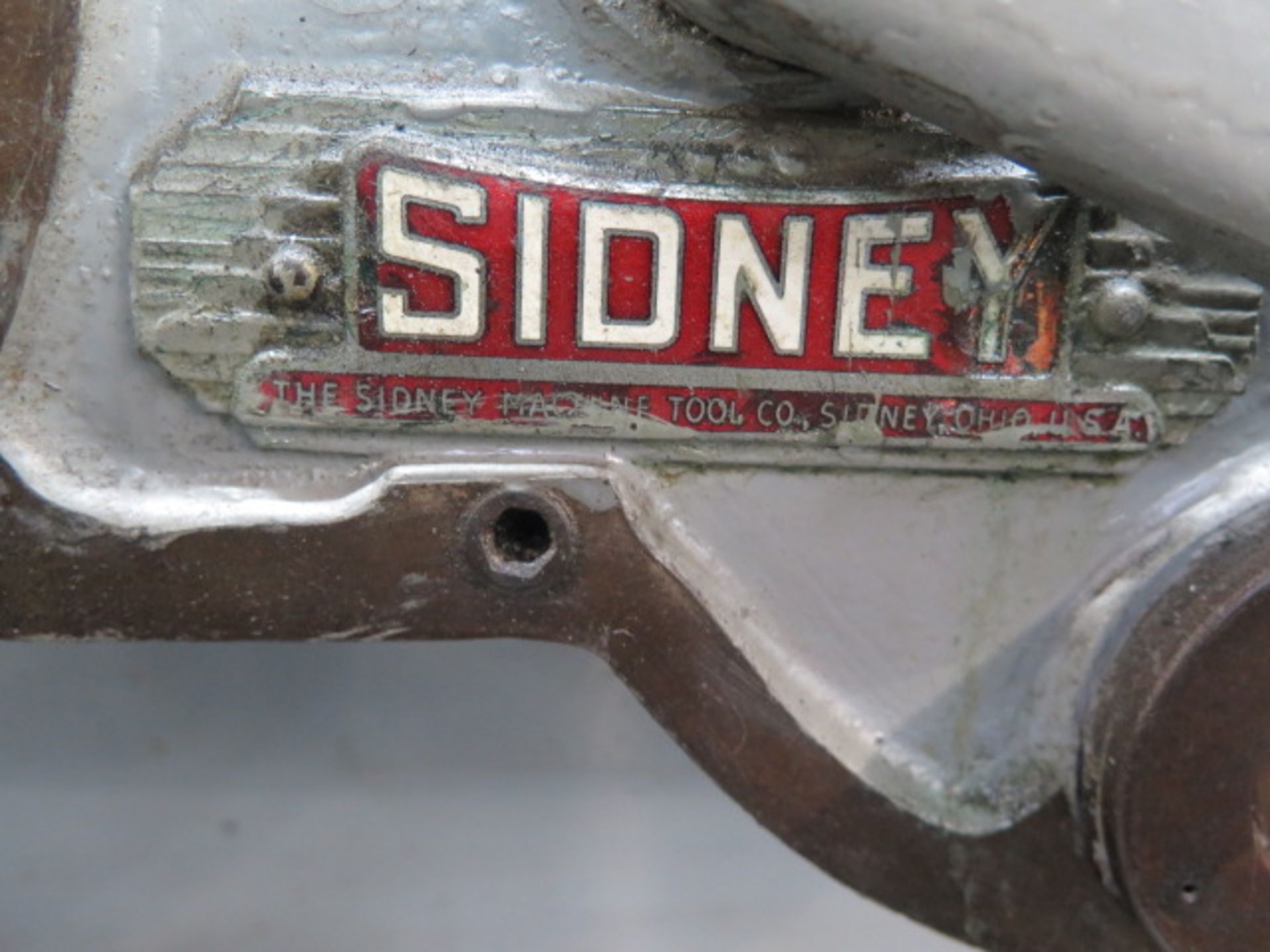 Sidney 34" x 128" Geared head Lathe s/n 6210 w/ 8-318 RPM, Taper Attachment, Inch Threading, - Bild 11 aus 11