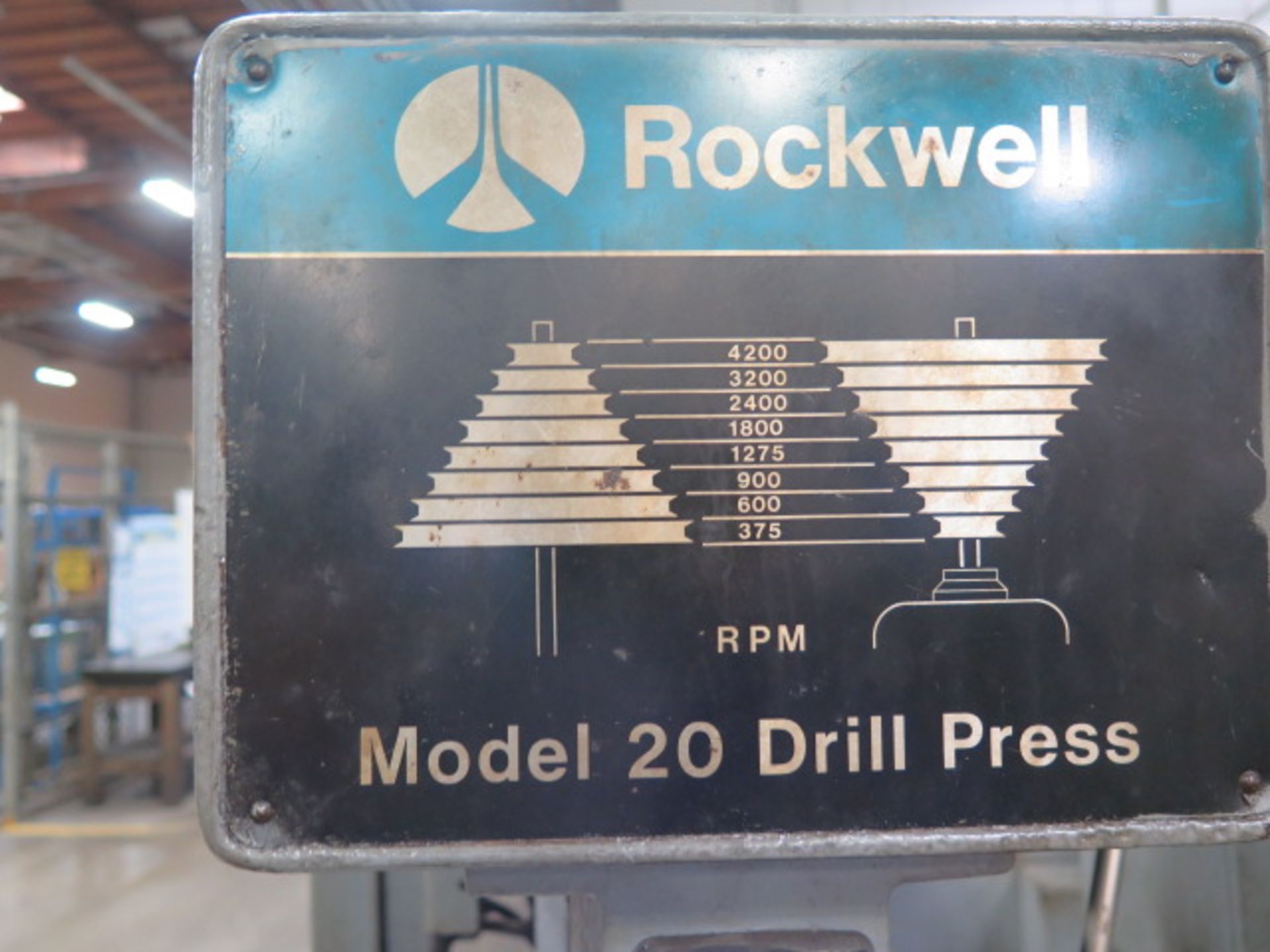 Rockwell 4-Head Gang Drill Press w/ (4) Model 20 8-Speed Drill Heads, 24" x 106" Table SOLD AS-IS - Image 6 of 7