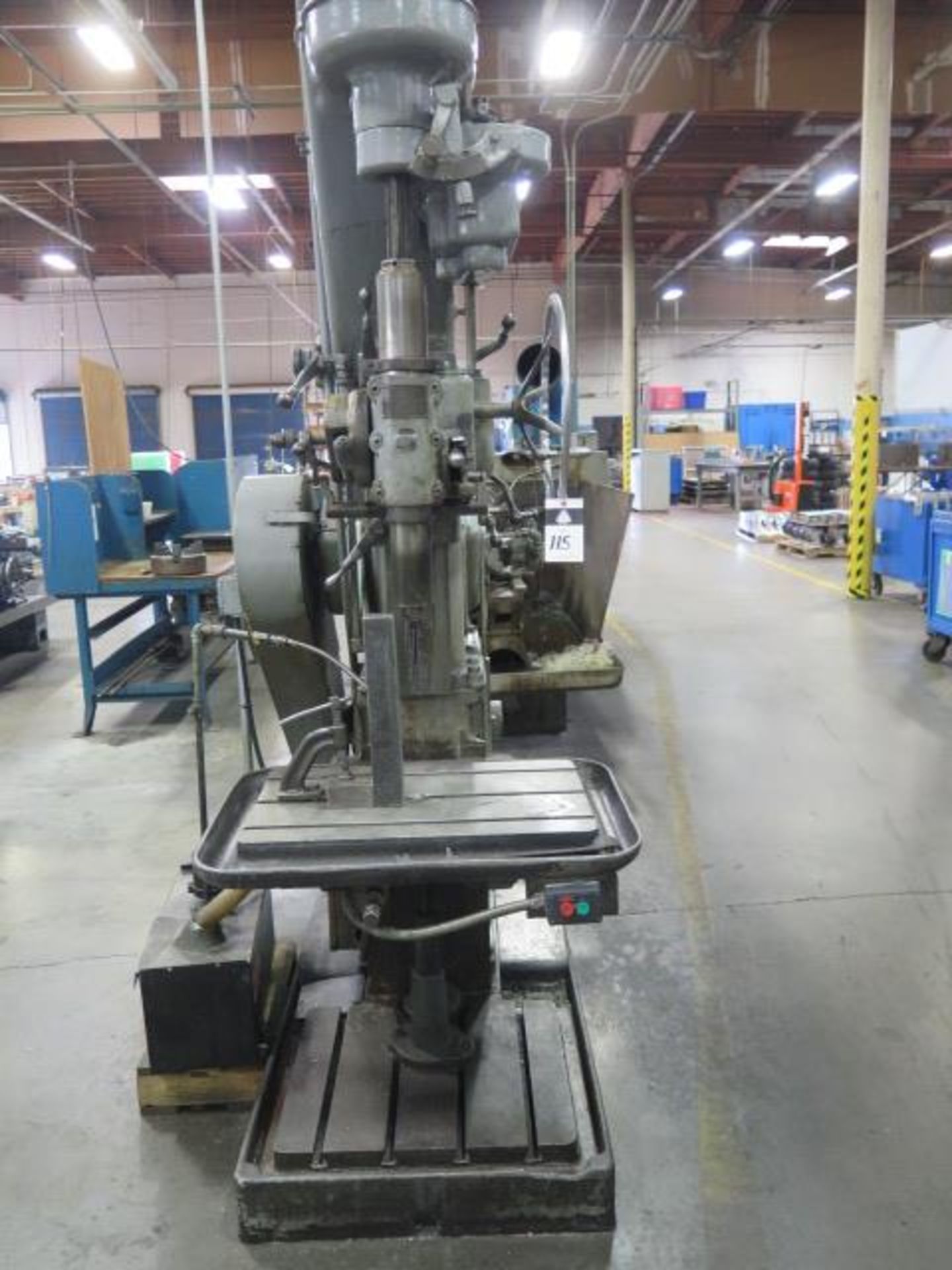 Barnes No. 262 Sliding Head Drill w/ 90-500 Geared RPM, Power Feed, 18" x 28" Table, SOLD AS IS - Image 2 of 7
