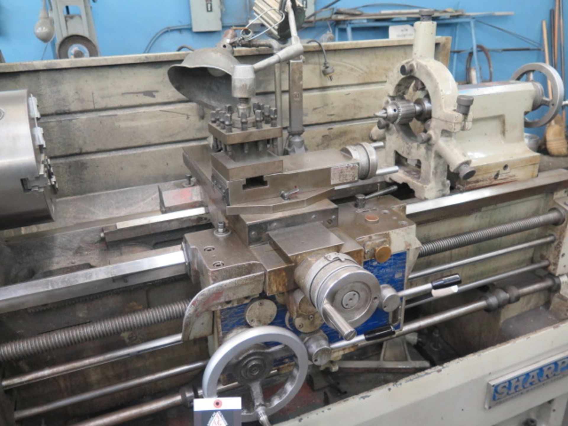 2003 Sharp 1640LV 16" x 40" Gap Bed Lathe s/n 2905217 w/ 20-2000 DVS Digital Variable, SOLD AS IS - Image 8 of 12
