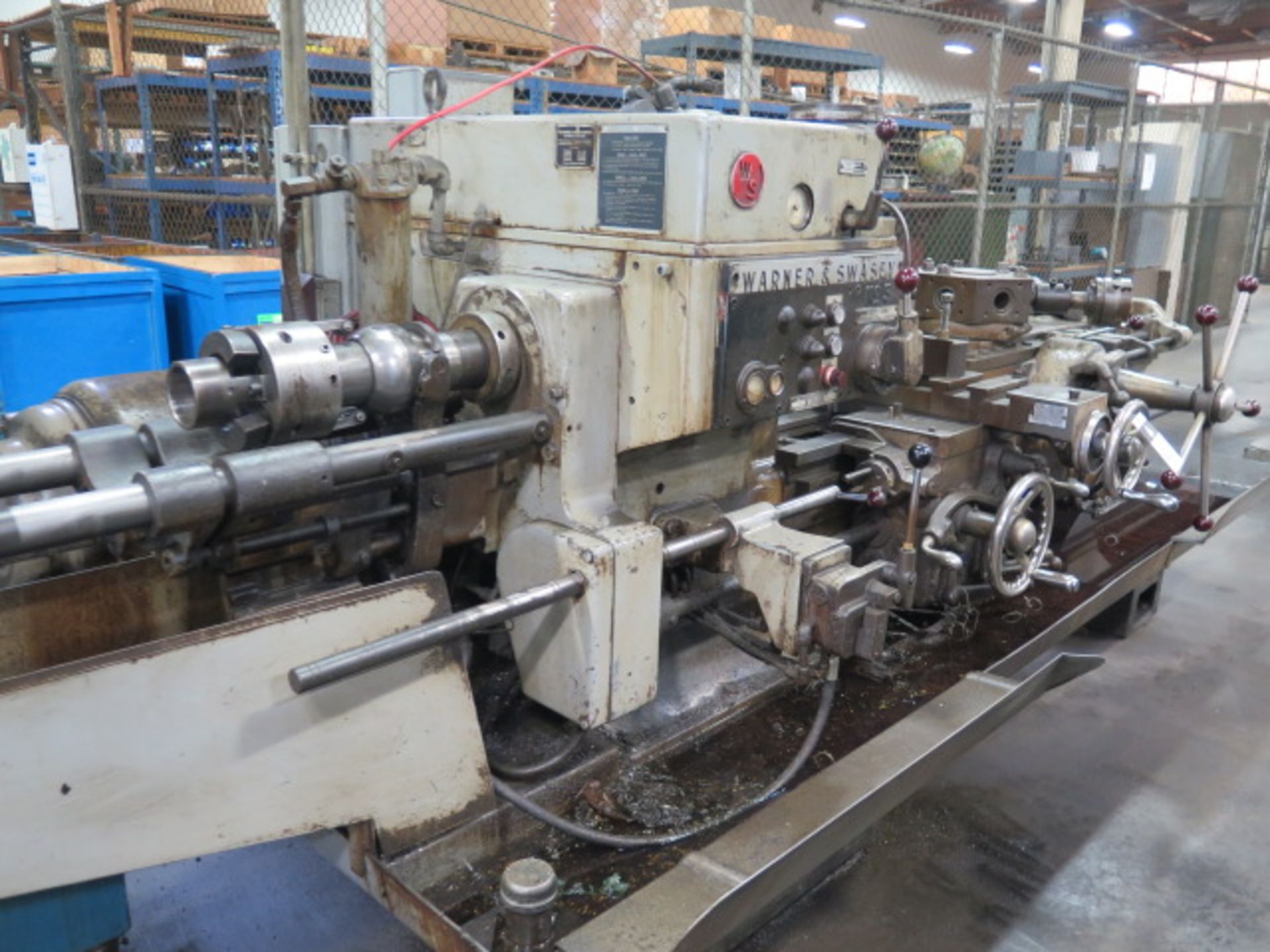 Warner & Swasey No. 5 Turret Lathe s/n 1730290 w/ 25-1553 RPM, 5-Station, Cross Slide, SOLD AS IS - Image 4 of 11