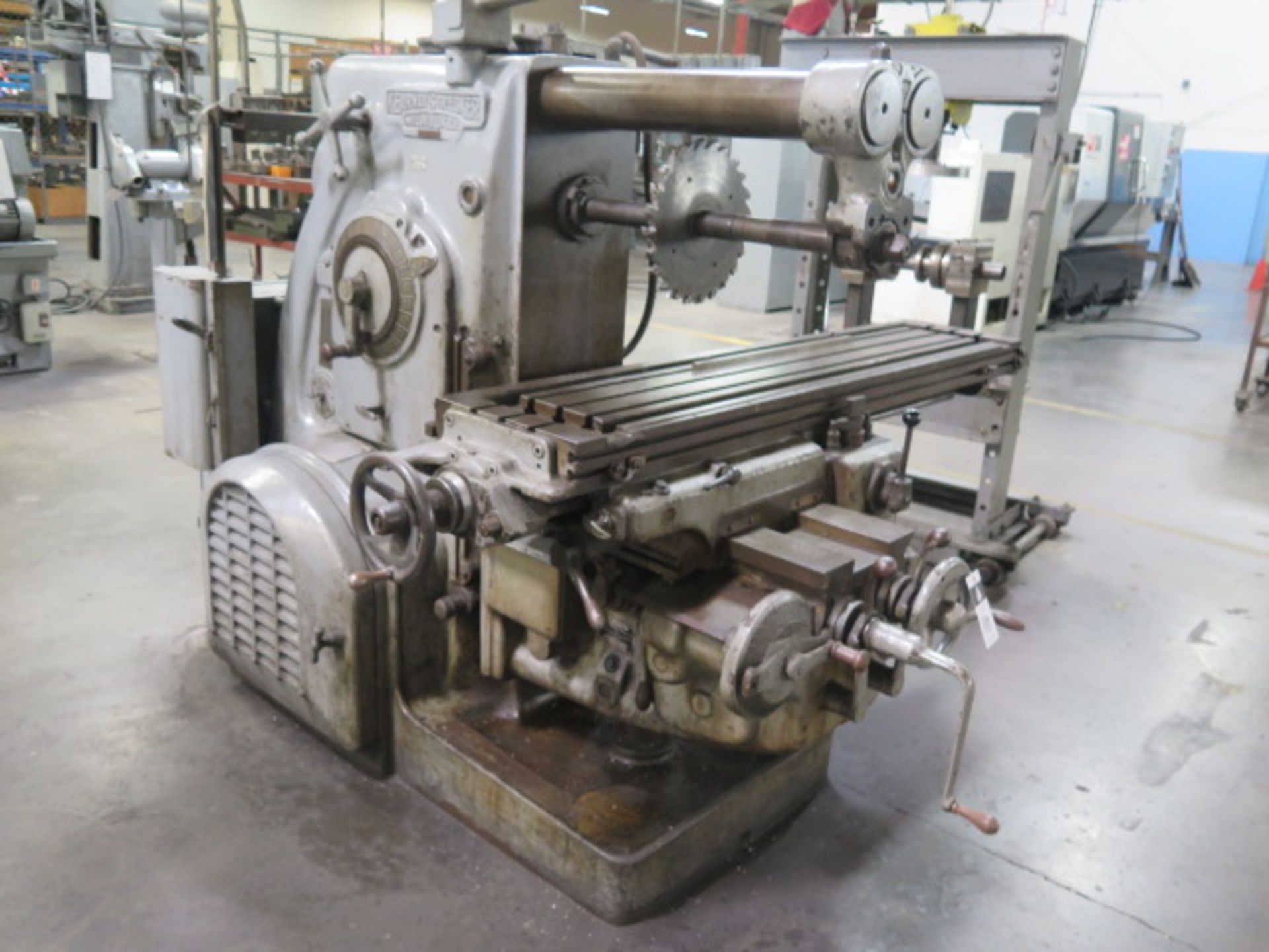 Kearney & Trecker Milwaukee Horizontal Mill s/n 27-7136 w/ 15-1500 RPM, 50-Taper Spindle, SOLD AS IS - Image 3 of 7