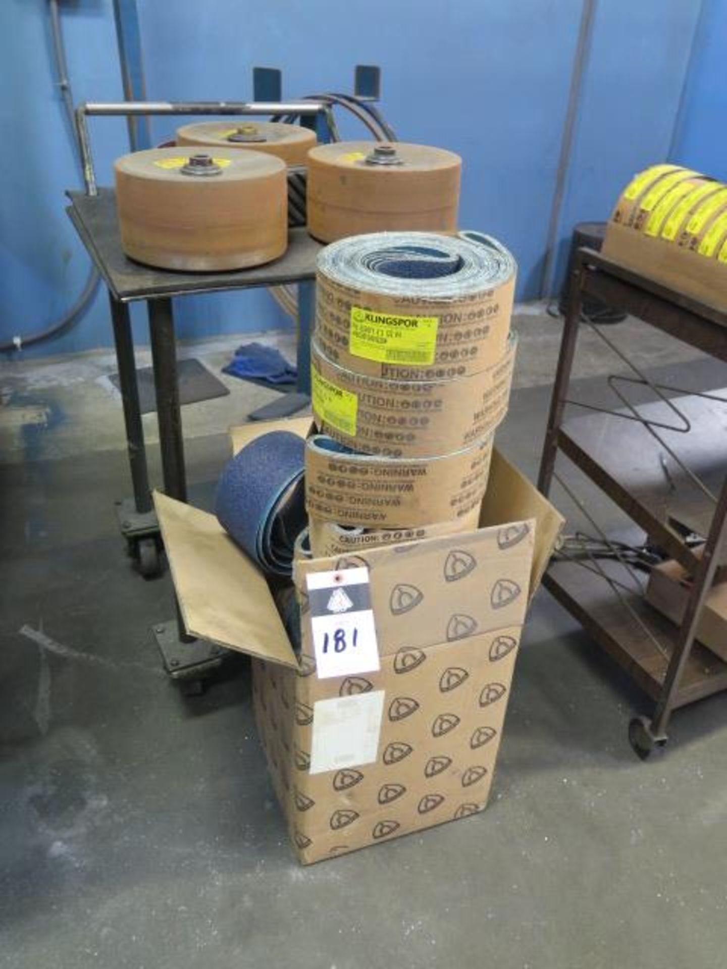 4" x 132" Sanding Belts (SOLD AS-IS - NO WARRANTY)