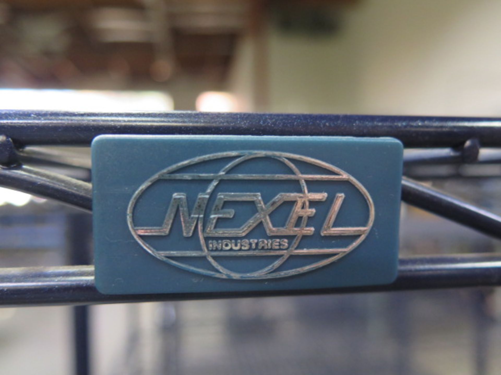 Nexel Rolling Wire Frame Shelves (6) (SOLD AS-IS - NO WARRANTY) - Image 4 of 5