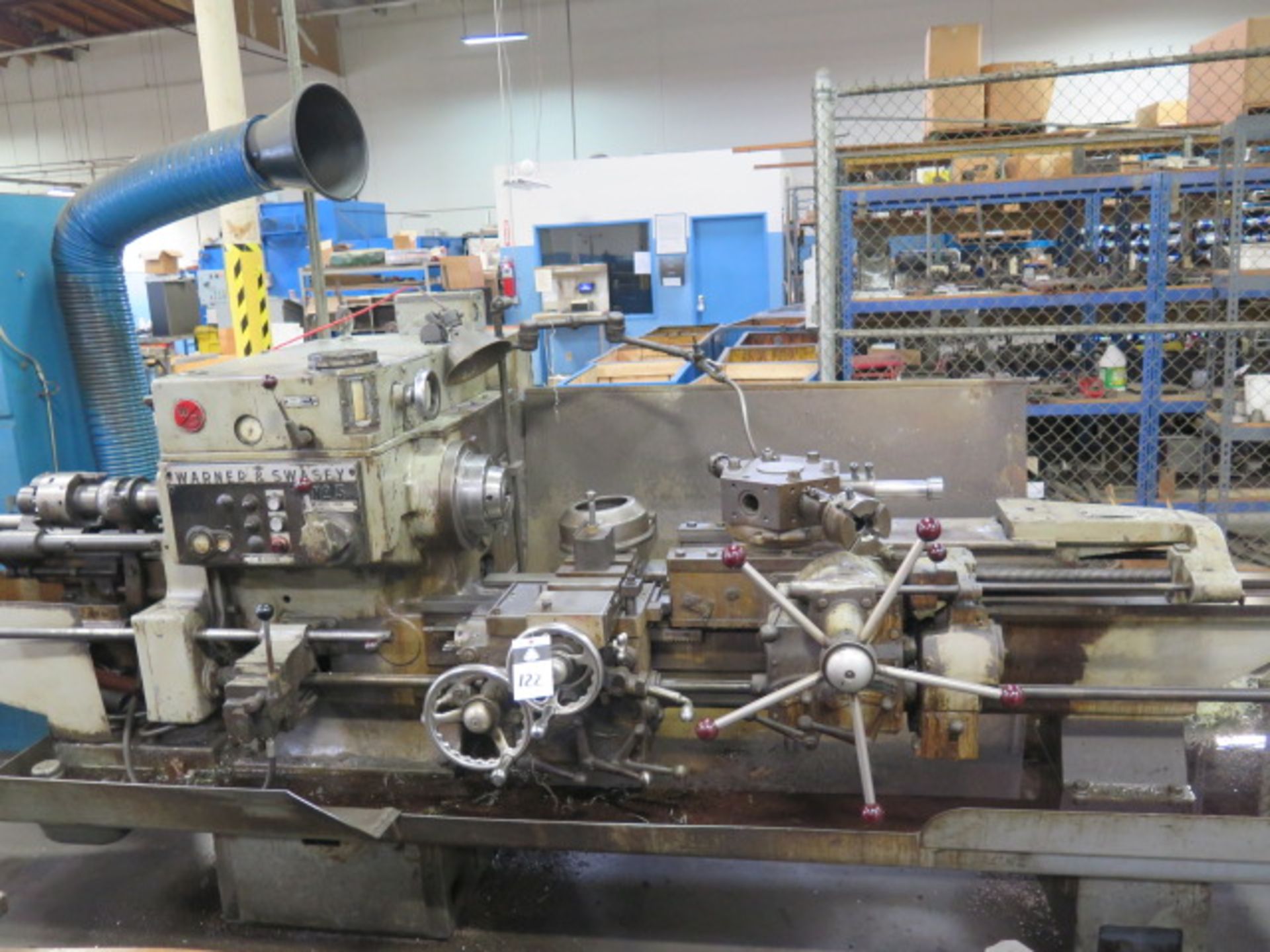 Warner & Swasey No. 5 Turret Lathe s/n 1730290 w/ 25-1553 RPM, 5-Station, Cross Slide, SOLD AS IS