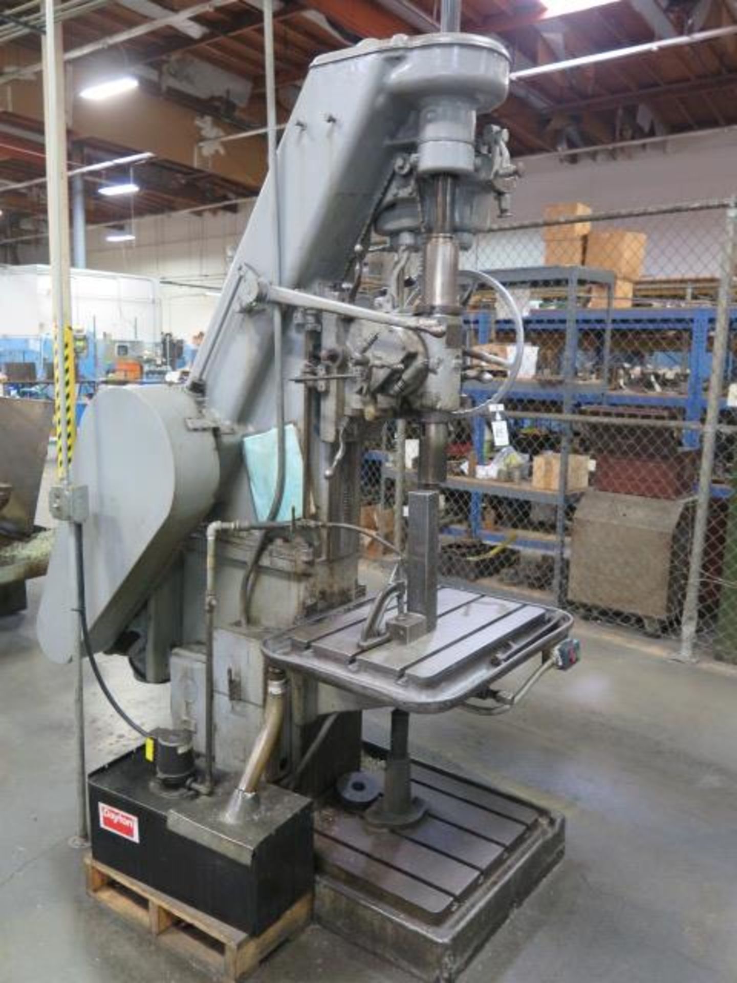 Barnes No. 262 Sliding Head Drill w/ 90-500 Geared RPM, Power Feed, 18" x 28" Table, SOLD AS IS - Image 3 of 7