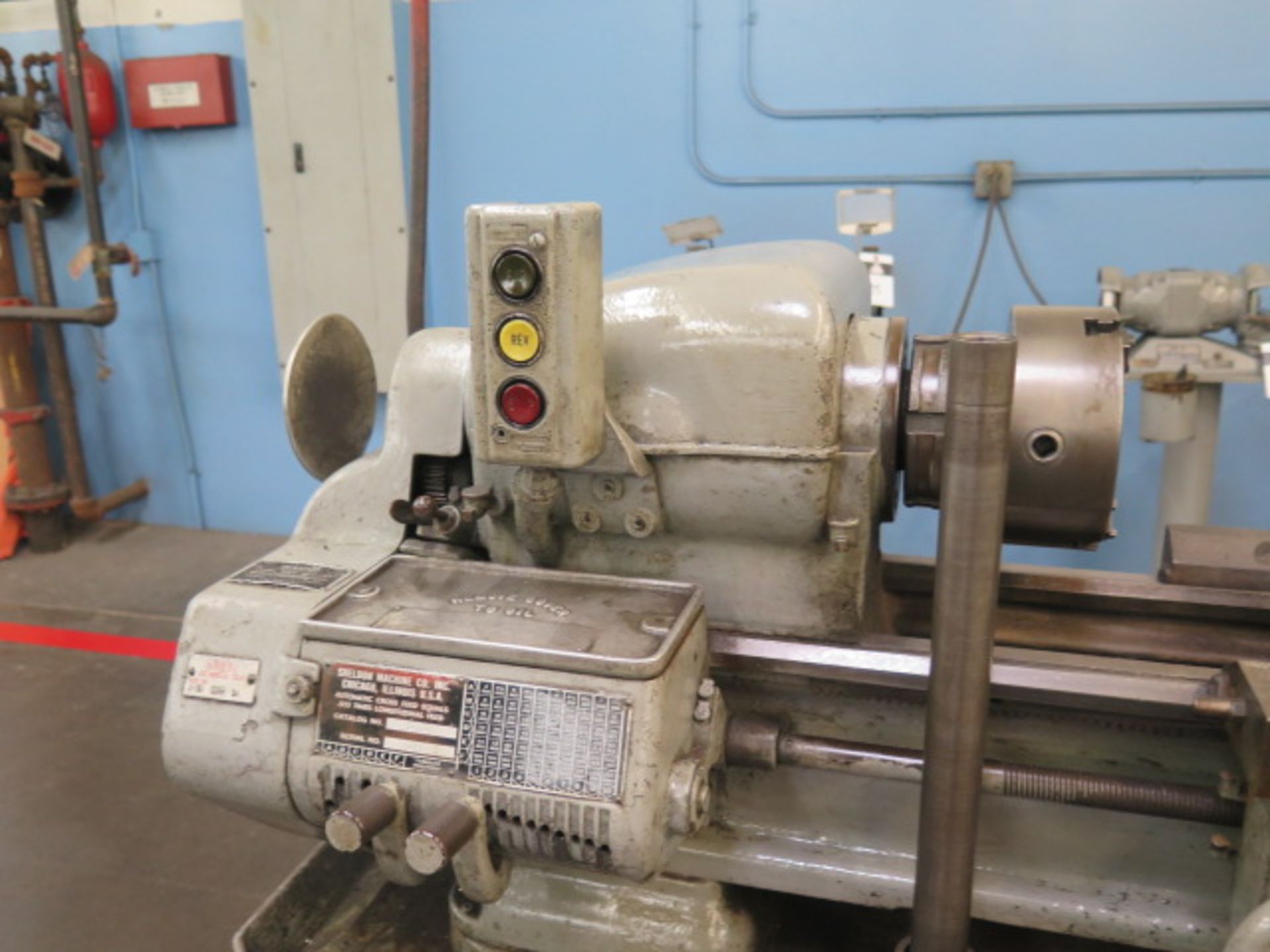 Sheldon US-46-B 11" x 24" Lathe s/n US27064 w/ 50-1200 RPM, Inch Threading, Tailstock, SOLD AS IS - Bild 4 aus 12