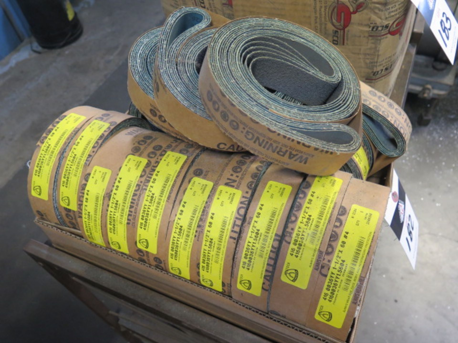 1 1/2" x 60" Sanding Belts (SOLD AS-IS - NO WARRANTY) - Image 3 of 4