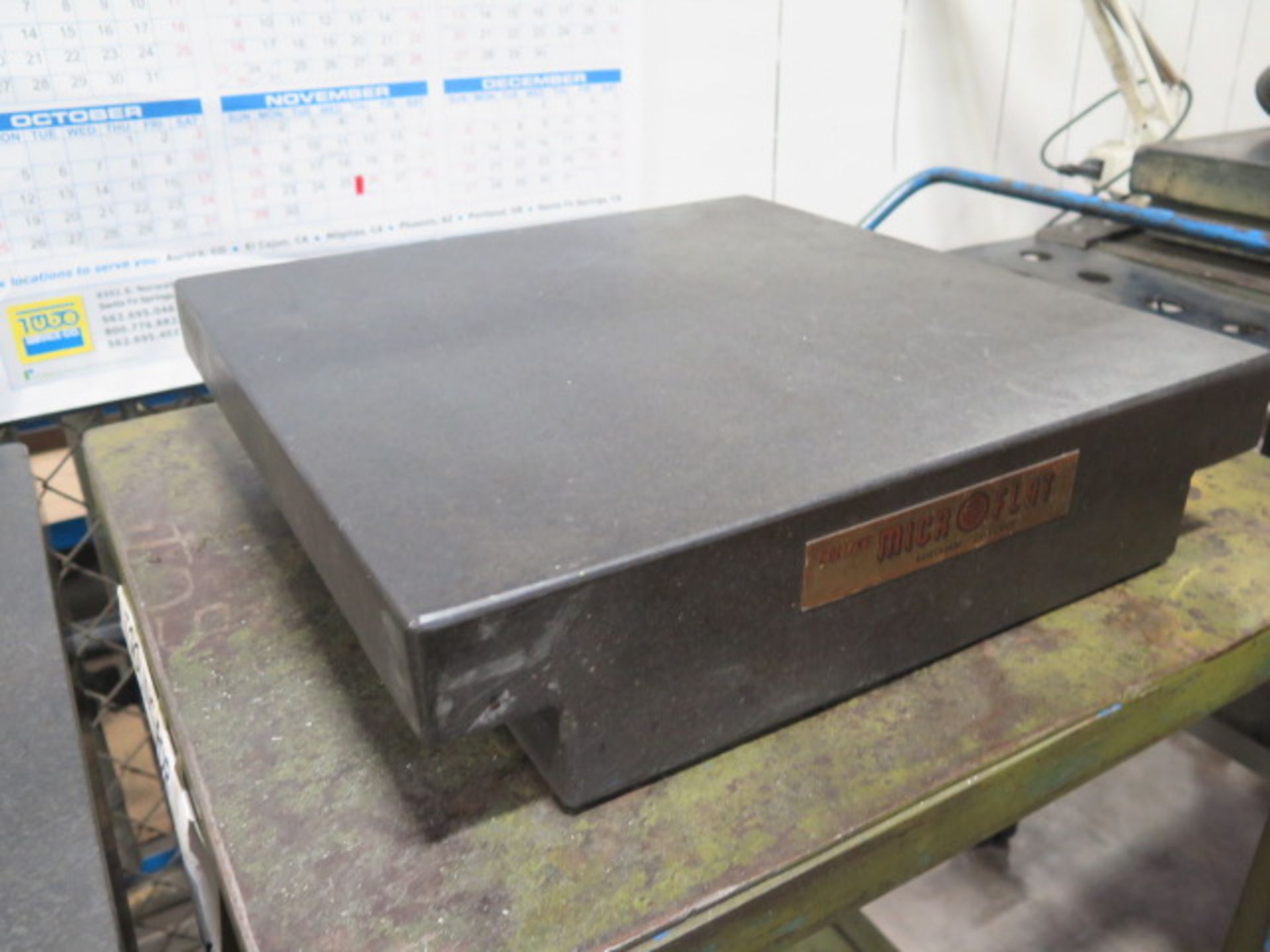 Mictroflat18" x 18" x 4" 2-Ledge Granite Surface Plate w/ Cart (SOLD AS-IS - NO WARRANTY) - Bild 2 aus 3