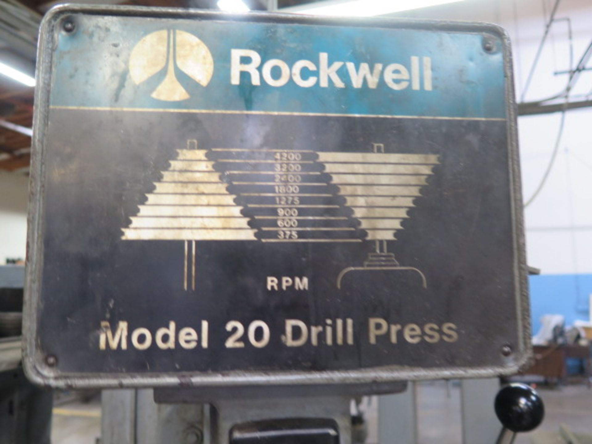 Rockwell 4-Head Gang Drill Press w/ (4) Model 20 8-Speed Drill Heads, 24" x 106" Table SOLD AS-IS - Image 4 of 7