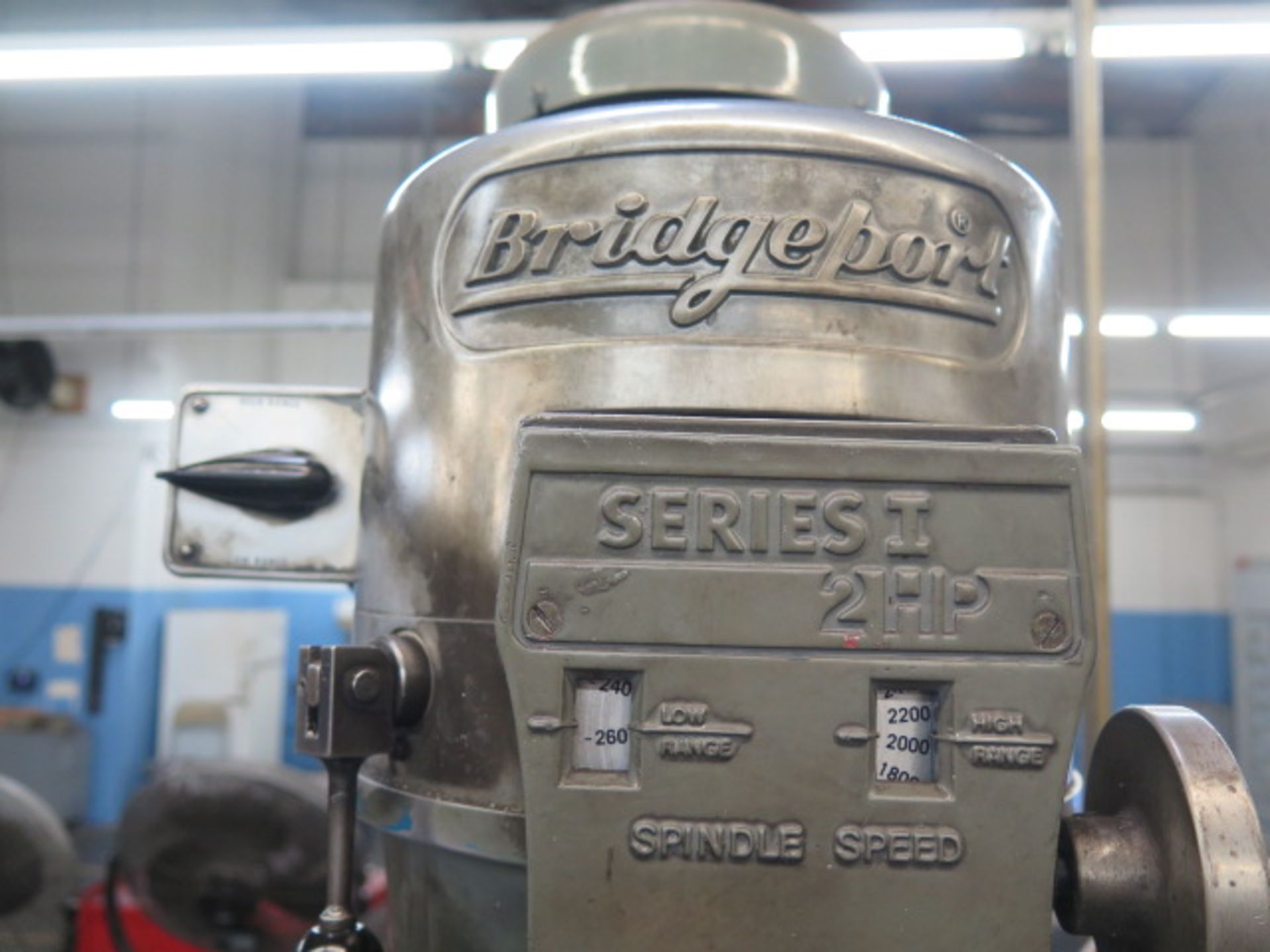 Bridgeport Series 1 - 2Hp Mill s/n 197388 w/ DRO Programmable DRO, 60-4200 Dial Change, SOLD AS IS - Image 8 of 8