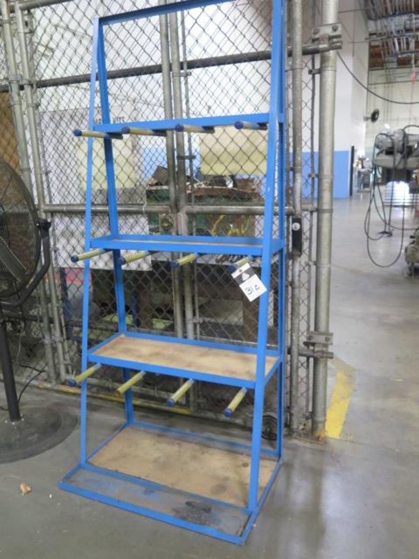 Vertical Material Rack (SOLD AS-IS - NO WARRANTY)