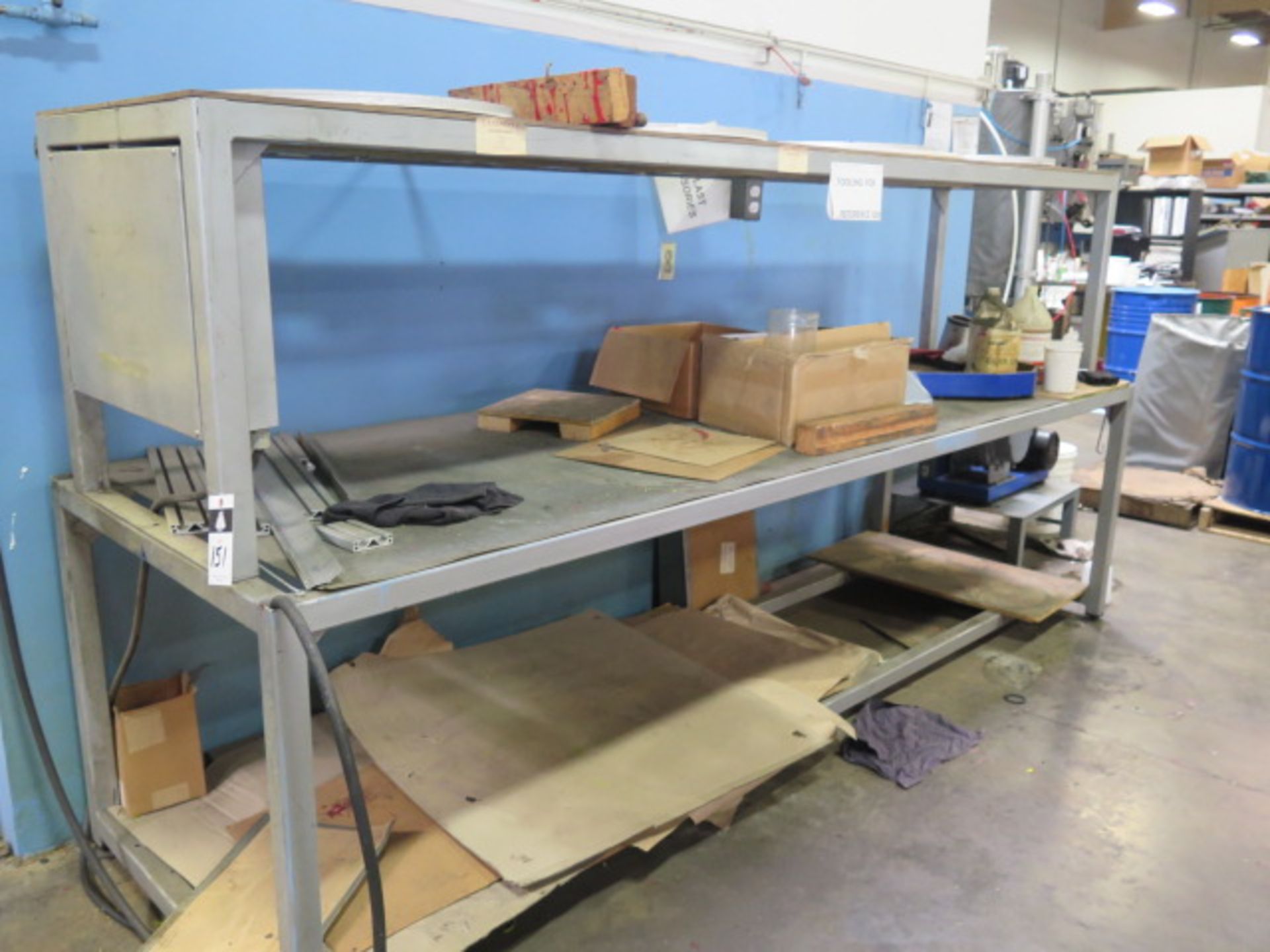 Steel Work Benches (SOLD AS-IS - NO WARRANTY)