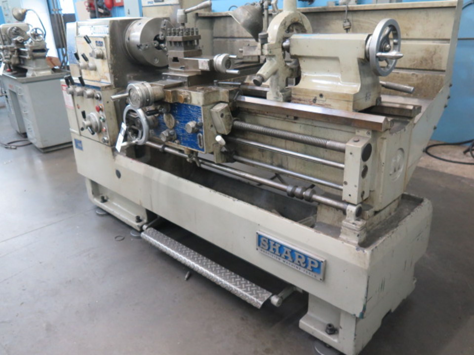 2003 Sharp 1640LV 16" x 40" Gap Bed Lathe s/n 2905217 w/ 20-2000 DVS Digital Variable, SOLD AS IS - Image 3 of 12