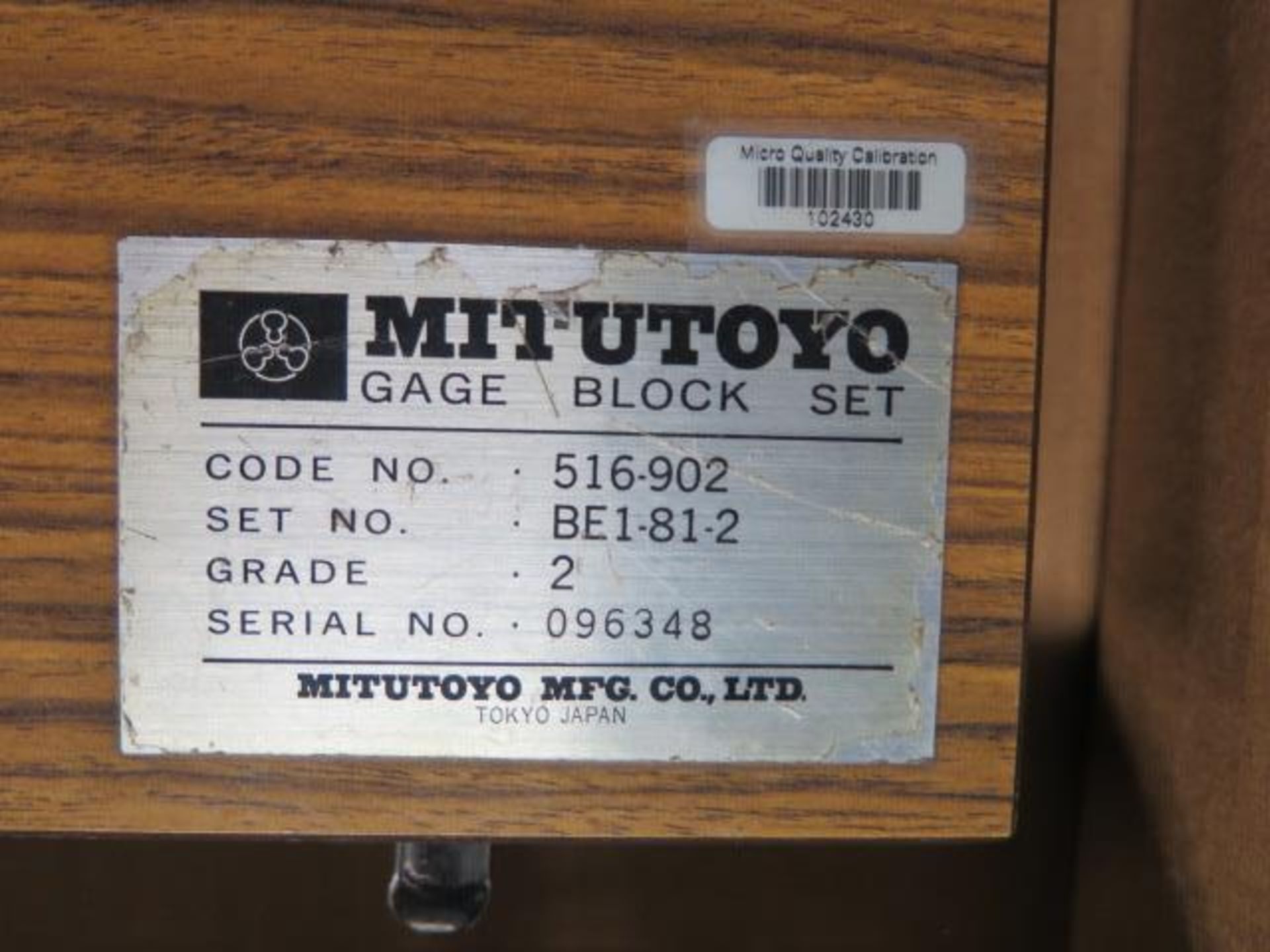 Mitutoyo and HDT Gage Block Sets (2) (SOLD AS-IS - NO WARRANTY) - Image 4 of 4