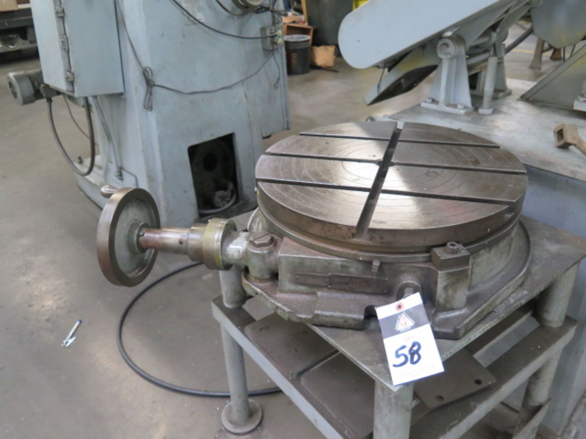 Troyke 21" Rotary Table w/ Table (SOLD AS-IS - NO WARRANTY)