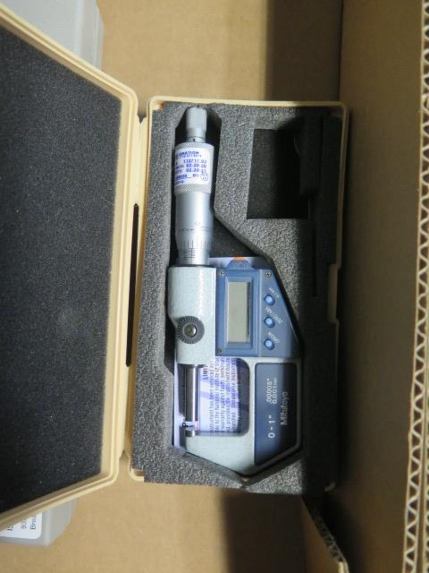 Mitutoyo 0-1" Digital OD Mic and Mitutoyo 0-8" Vernier Depth Gage (SOLD AS-IS - NO WARRANTY) - Image 3 of 3