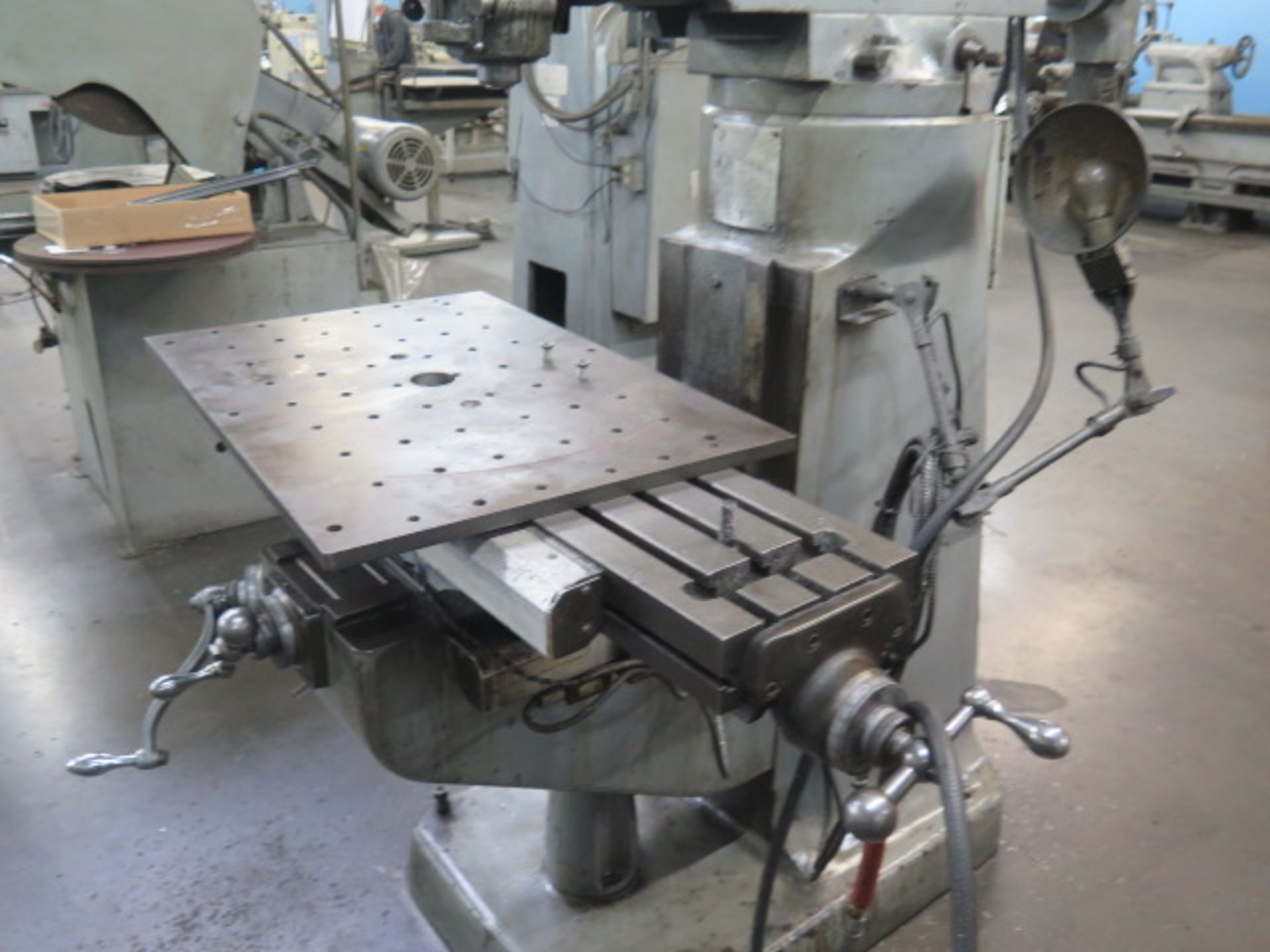 Bridgepoer Series 1 - 2Hp Mill s/n 218799 w/ 60-4200 Dial Change RPM, 9" x 42" Table, SOLD AS IS - Image 4 of 9