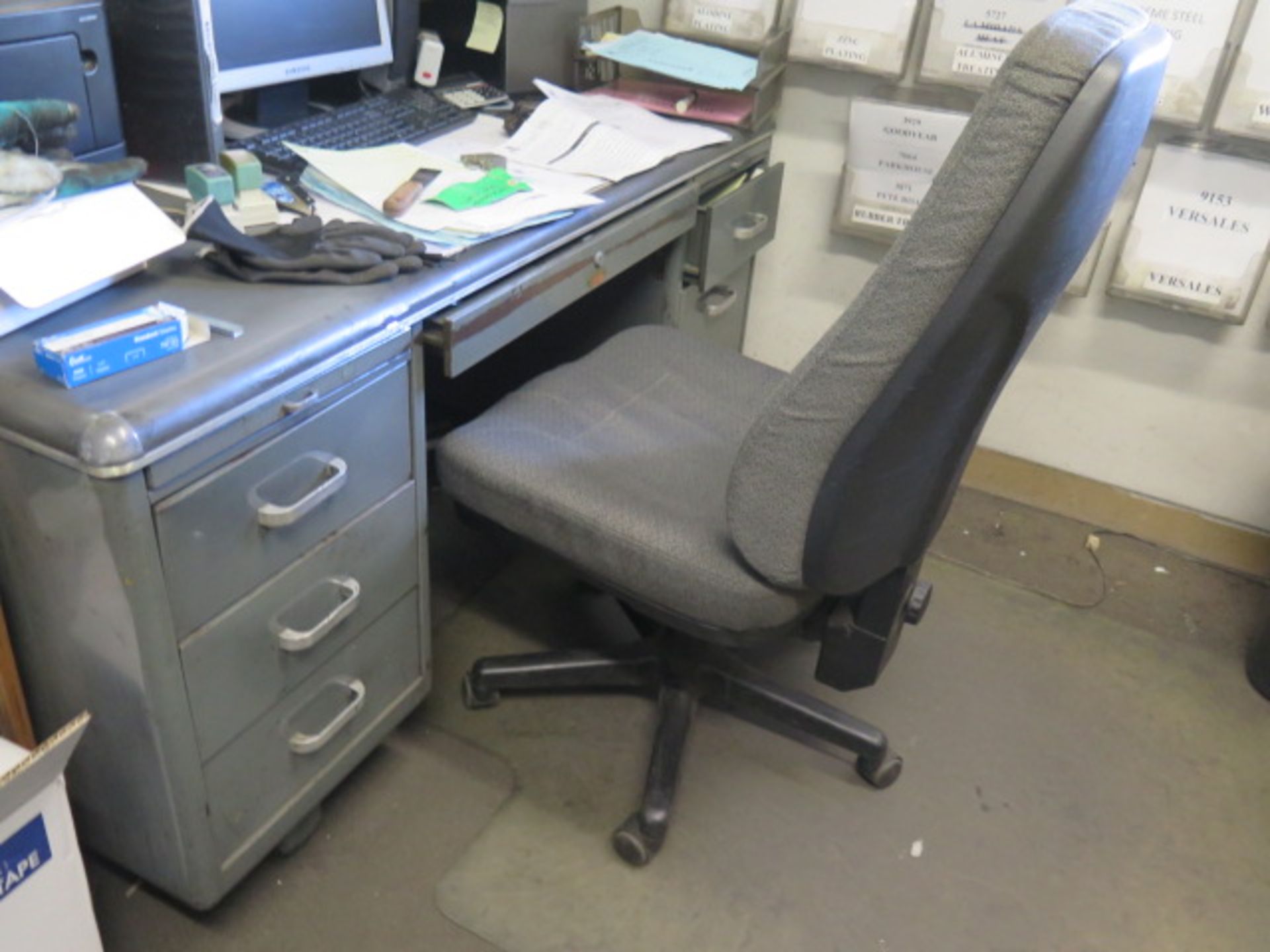 Desks, File Cabinets and Chairs (SOLD AS-IS - NO WARRANTY)